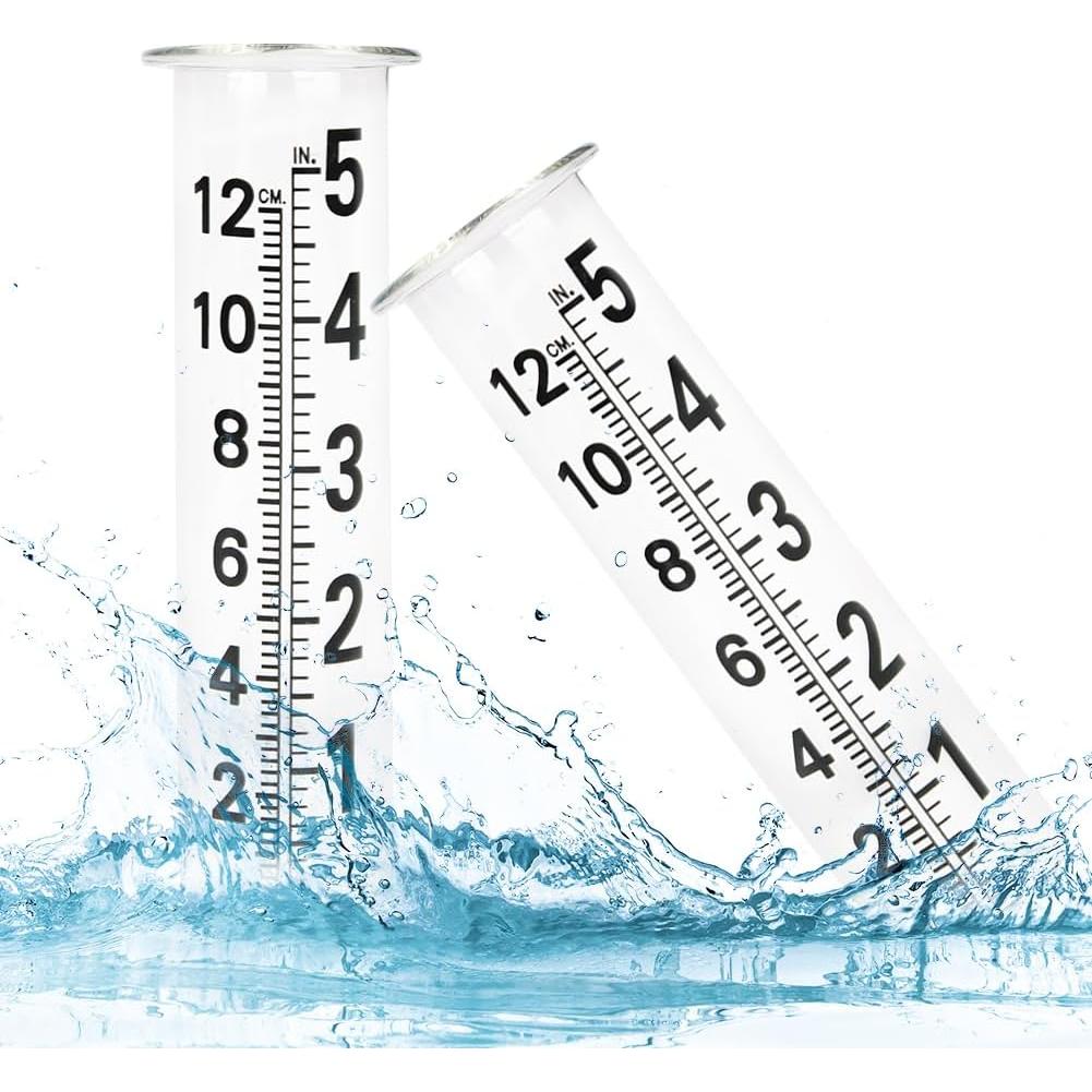 Tubo de Reemplazo para Pluviómetro HOBYLUBY 5" Vidrio 2 Pcs