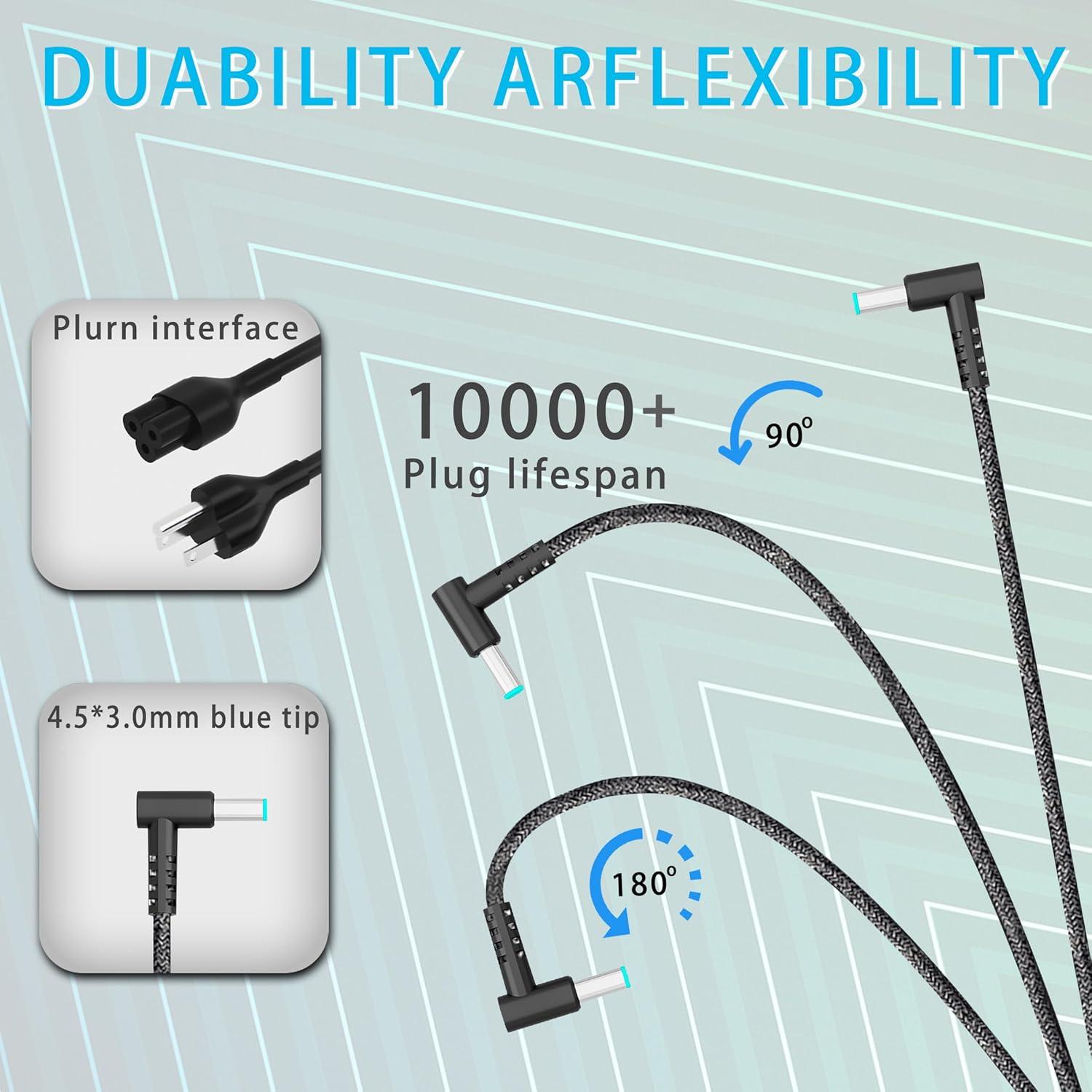 Cargador Laptop 65W HP Spectre Envy Pavilion 19.5V