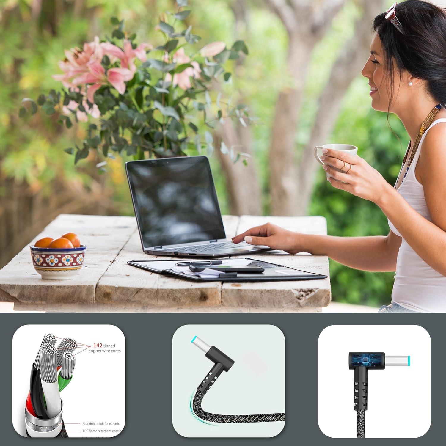 Cargador Laptop 65W HP Spectre Envy Pavilion 19.5V