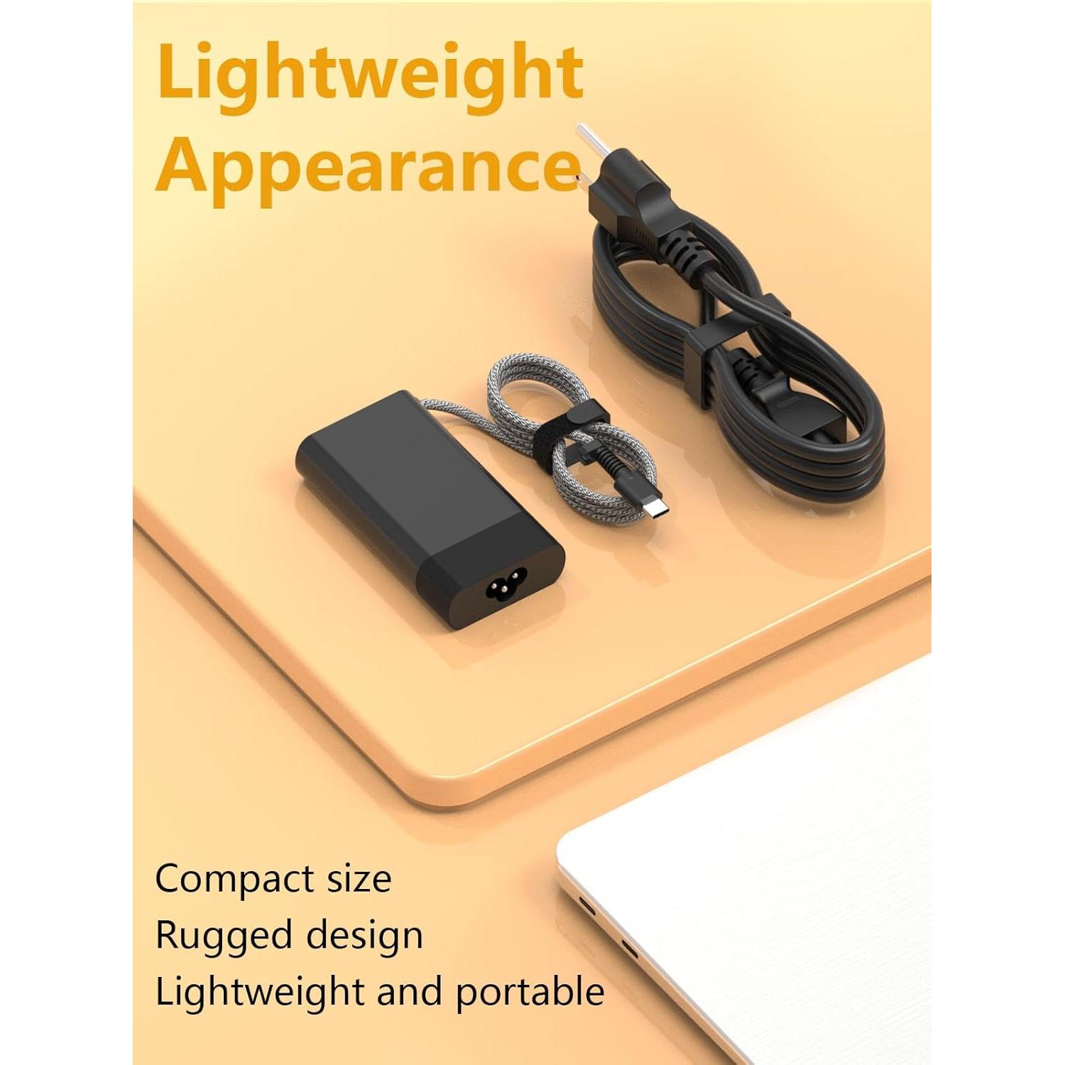 Cargador Laptop HP 65W USB C Rápido para Spectre, Envy, Elite