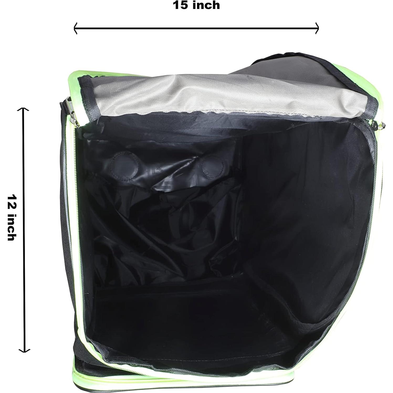 Bolsa de Kit de Cricket Yoogi Sports Verde con 2 Compartimentos