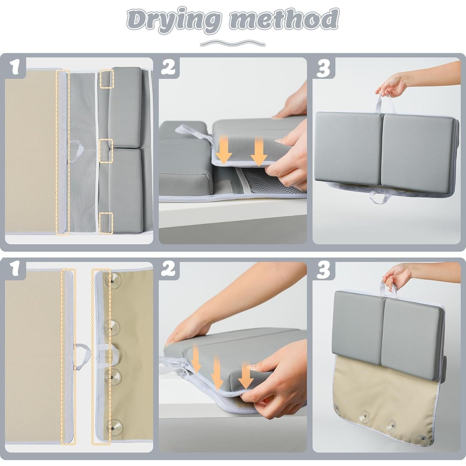 Almohadilla para Rodillas y Codos de Baño PIGLOG Gris