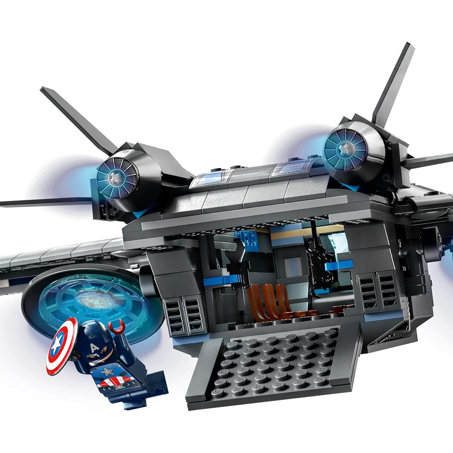 LEGO Marvel Quinjet 76248 - Set de Construcción con 5 Minifiguras