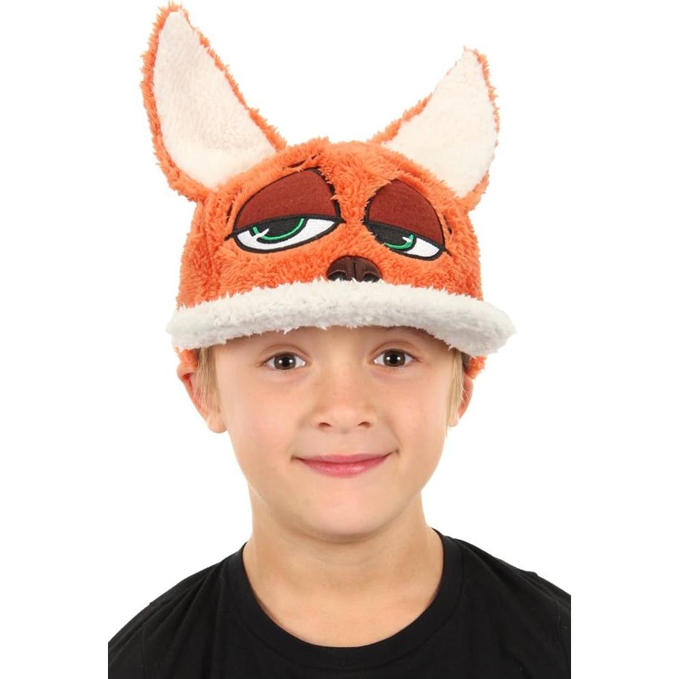 Gorra de béisbol peluda Nick Wilde Disney Zootopia para niños