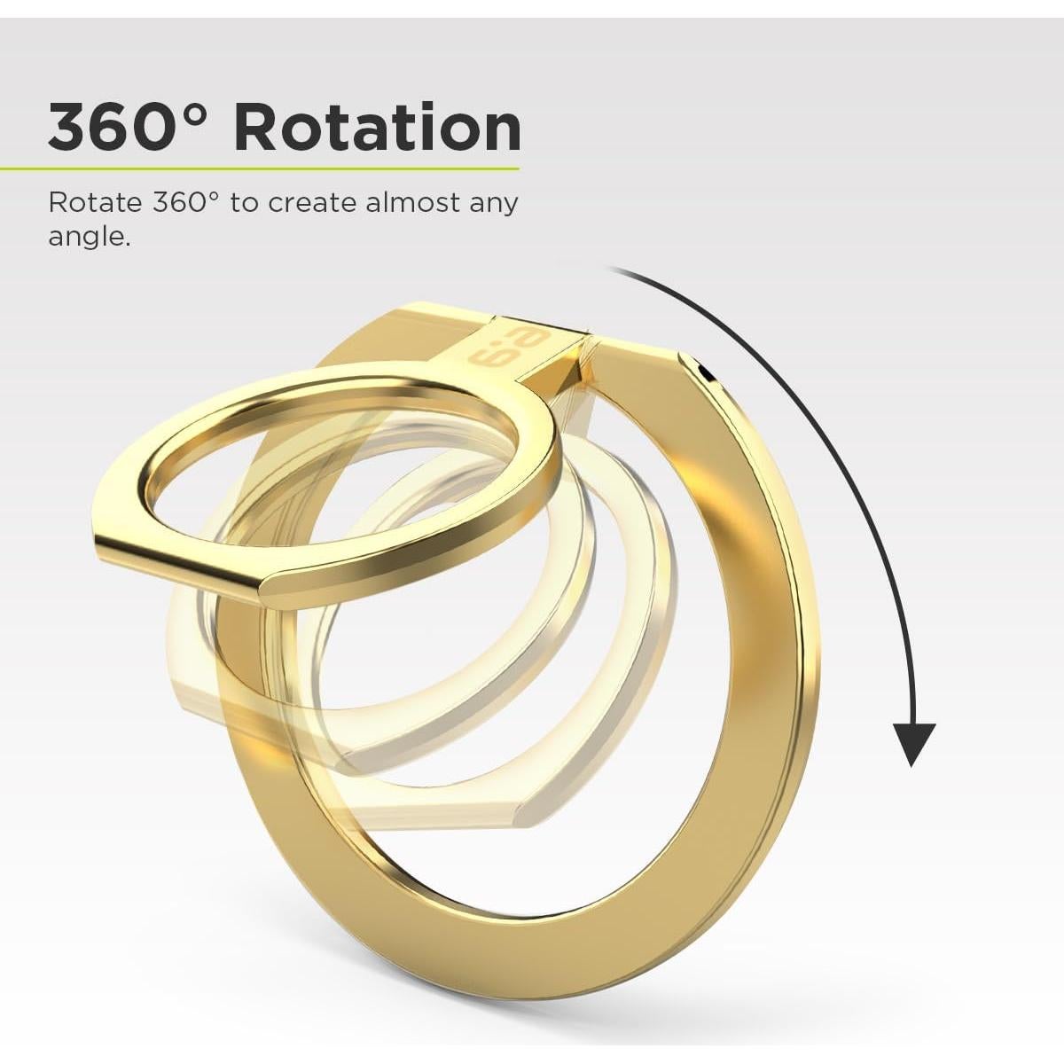 Soporte Magnético para Teléfono PureGear Oro iPhone 12-16