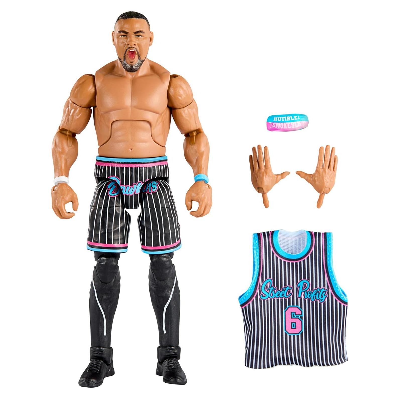 Figura de Acción WWE Elite Mattel Angelo Dawkins 15 cm