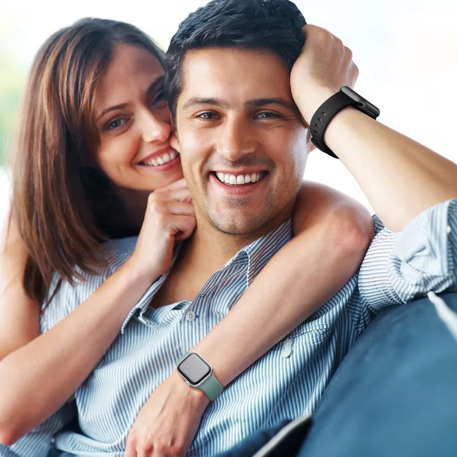 Correas de Silicona GEAK 15 Pack para Apple Watch 38-49mm