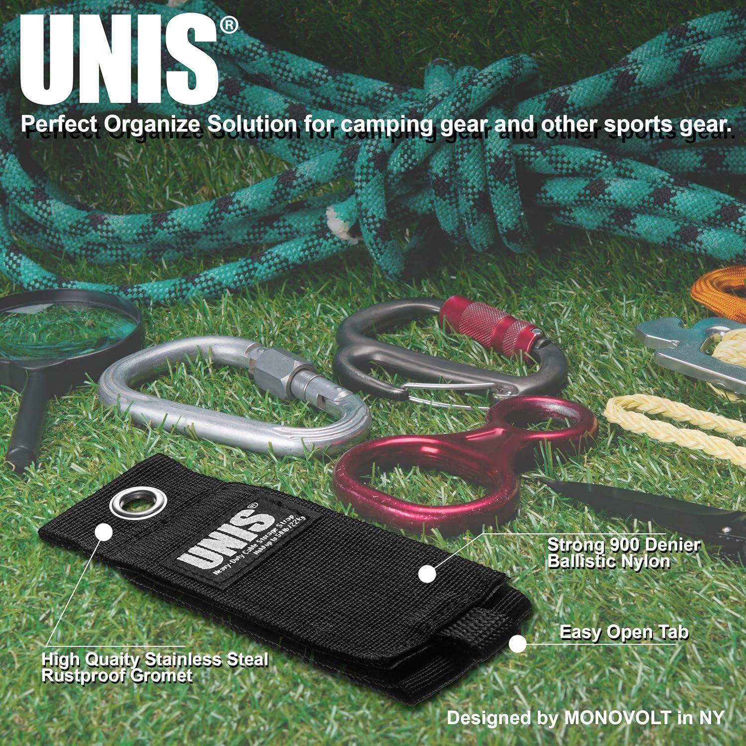 Paquete de 8 Correas UNIS para Almacenamiento de Cables