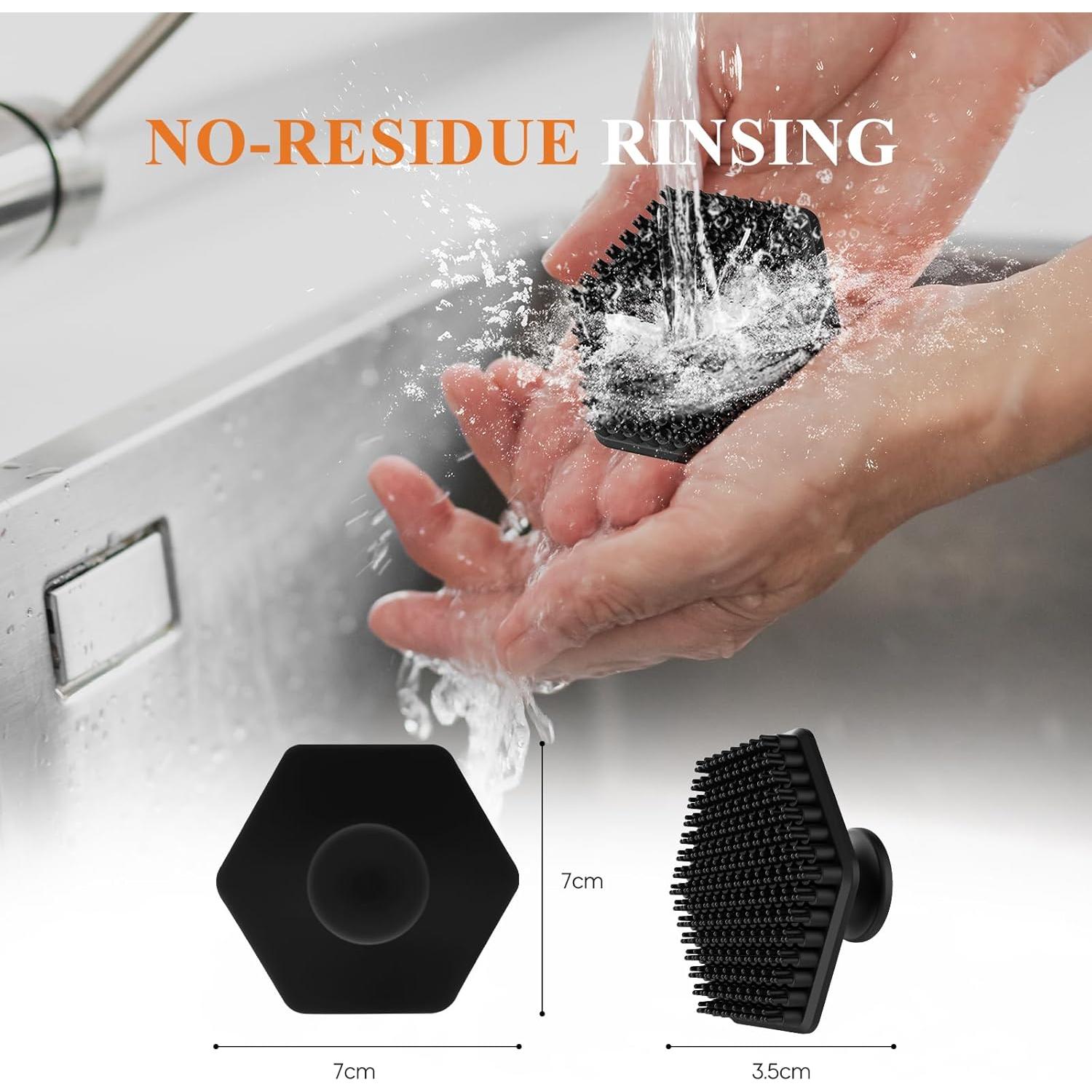 Exfoliador Facial de Silicona VWMYQ para Hombres - Cepillo Suave