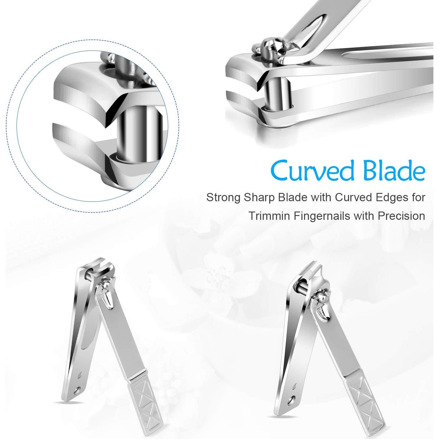 Set de Manicura y Pedicura Teamkio 18 en 1 Acero Inoxidable