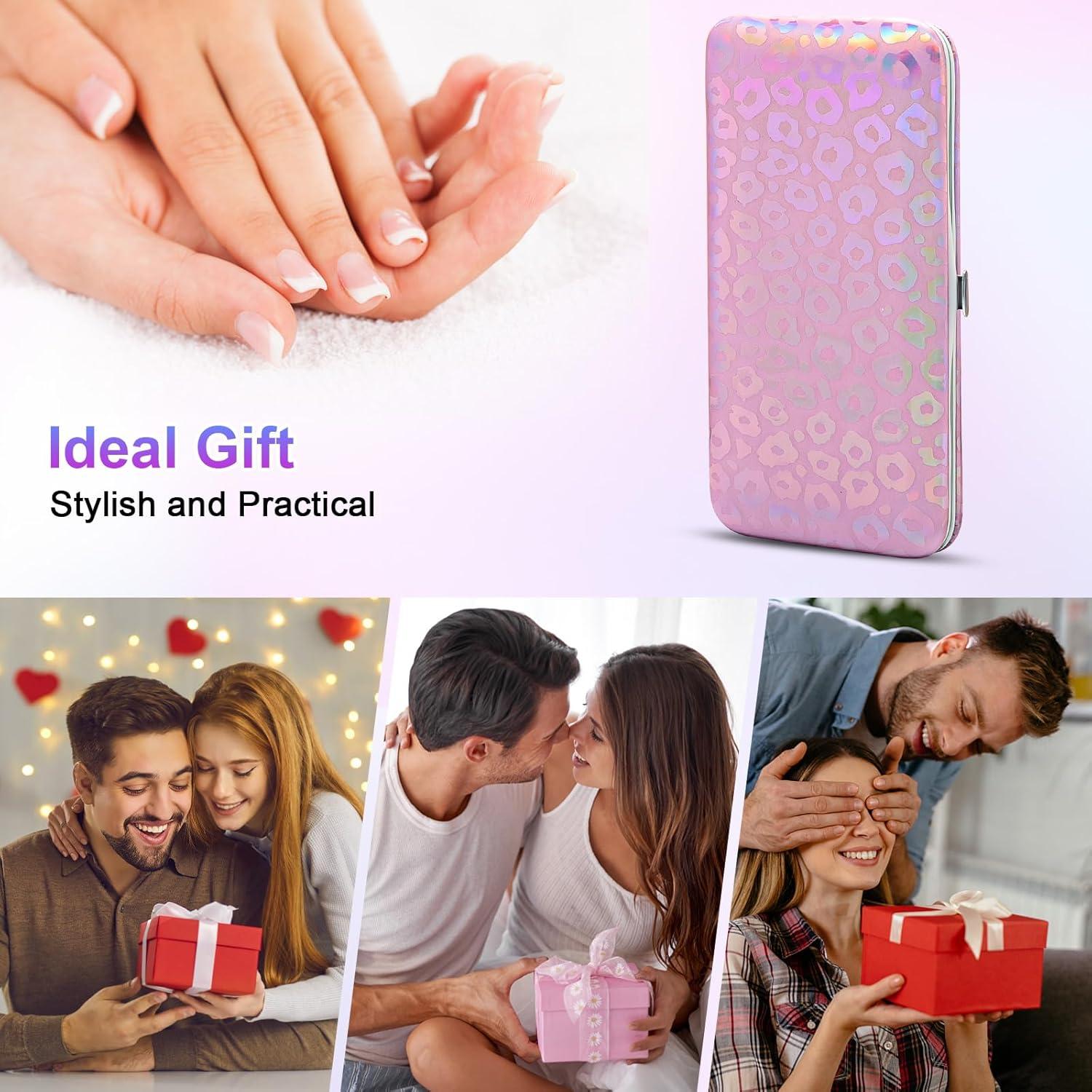 Kit de Manicura ANRUI 12 Piezas Acero Inoxidable Negro