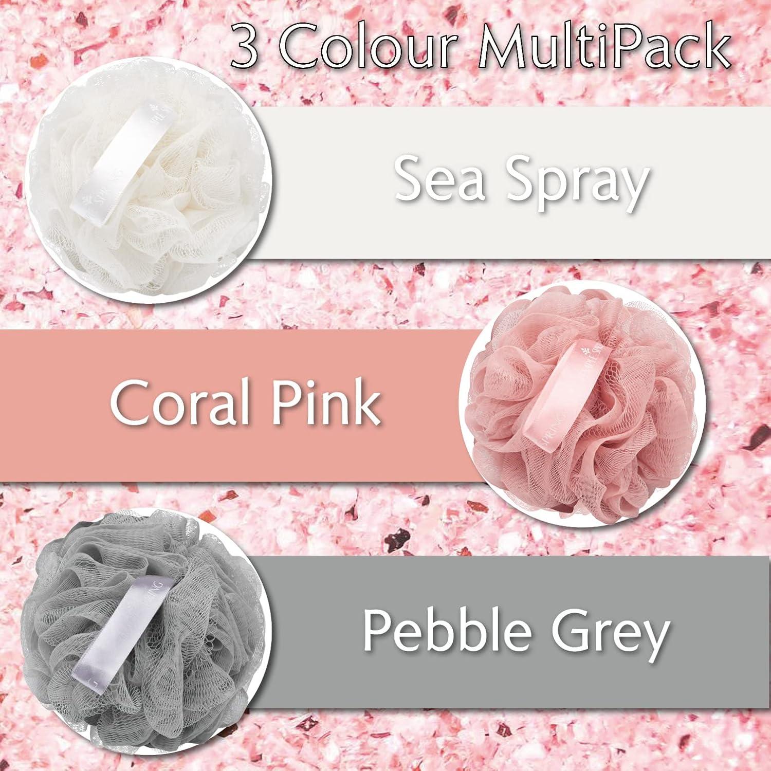 Esponjas de Luffa Recicladas Temple Spring - Exfoliante Coral Rosa