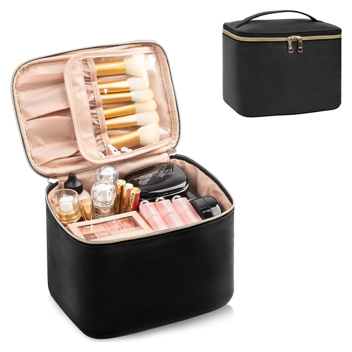 Bolsa de Maquillaje OCHEAL Pequeña Negra Gran Capacidad