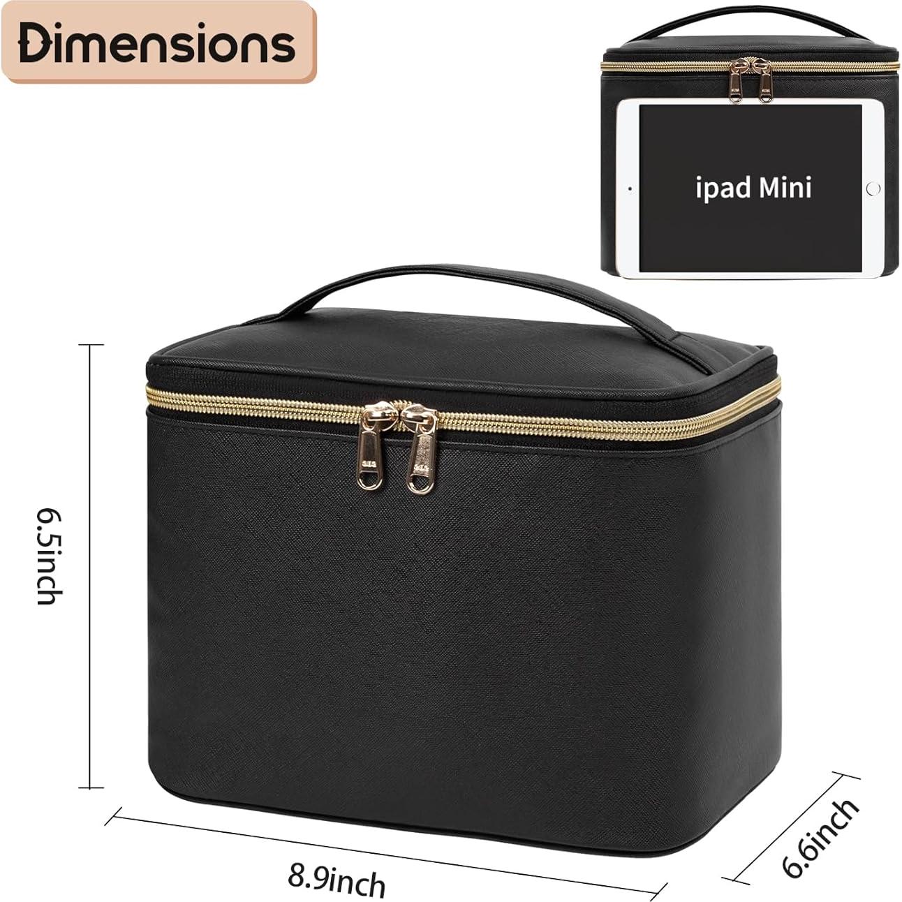 Bolsa de Maquillaje OCHEAL Pequeña Negra Gran Capacidad