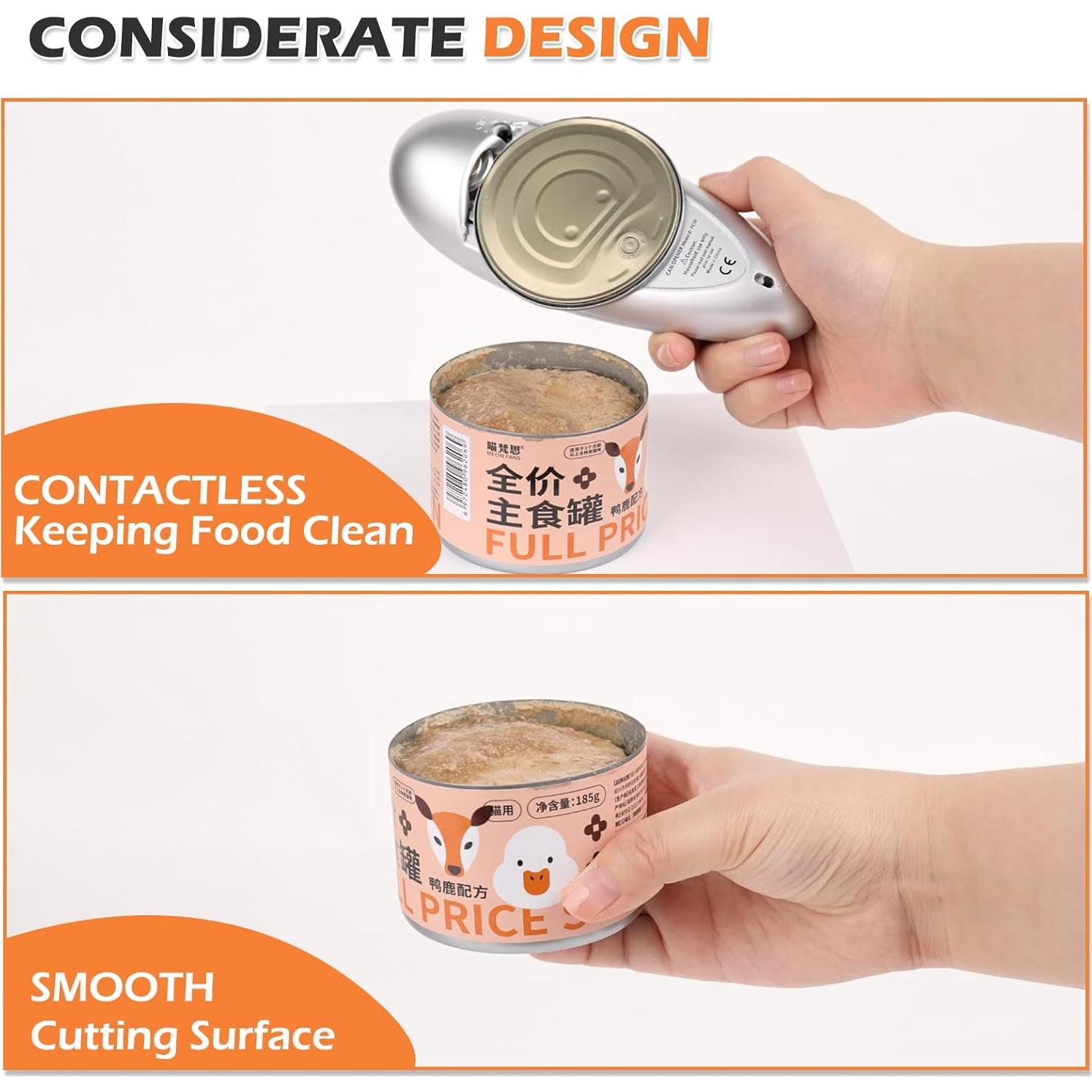 Abrelatas Eléctrico COVONEE ECO Automático Negro para Cocina