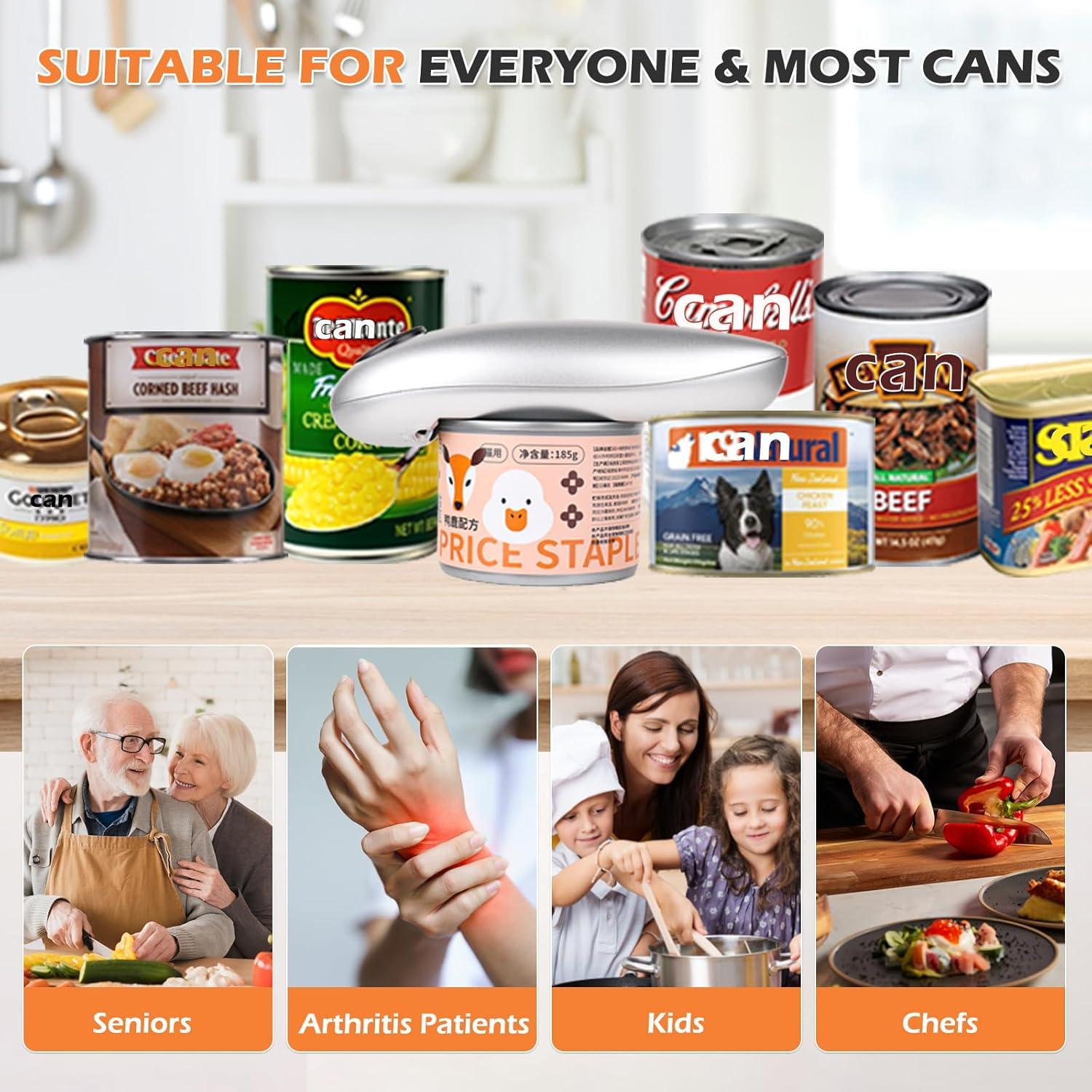 Abrelatas Eléctrico COVONEE ECO Automático Negro para Cocina