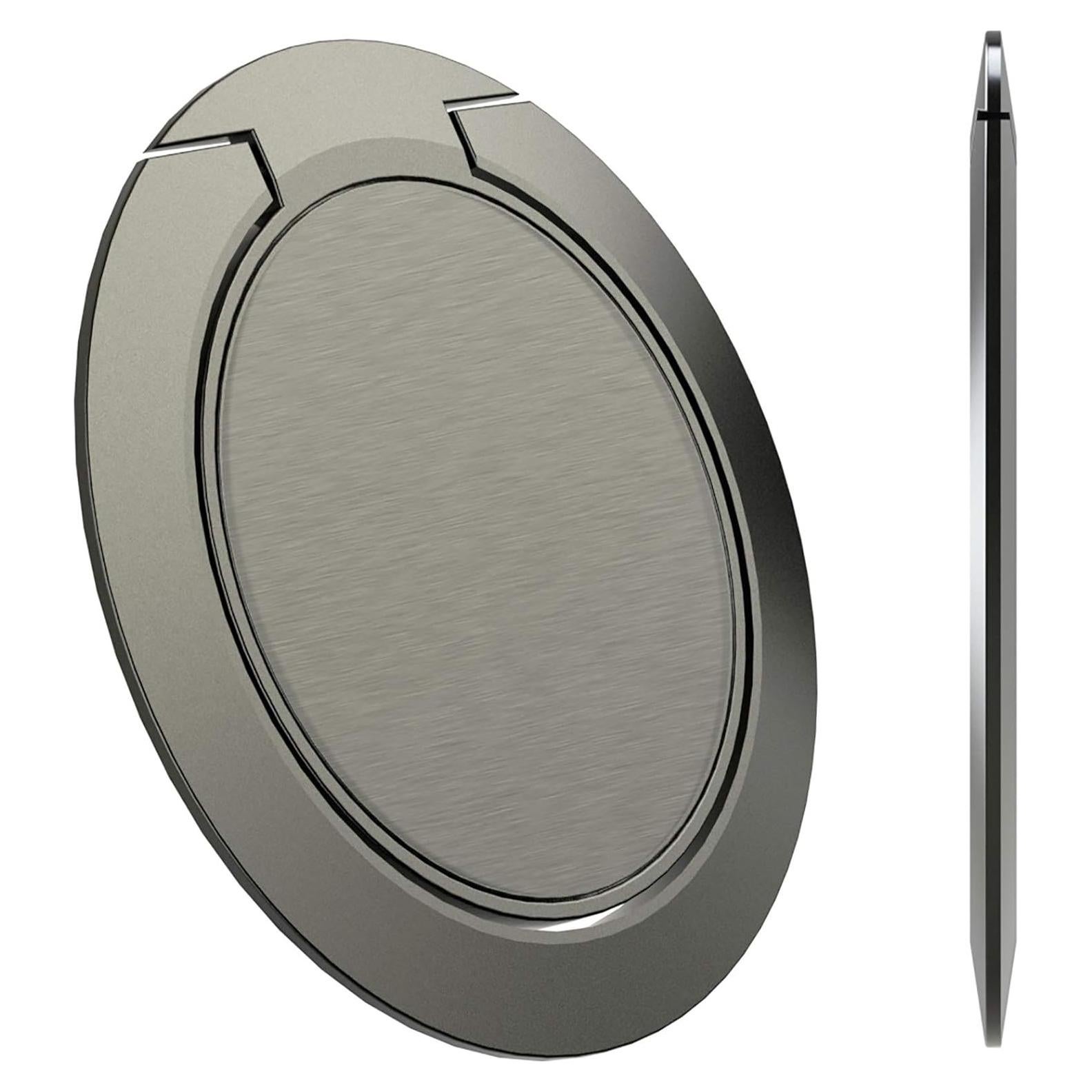 Soporte Anillo Teléfono Attom Tech Ultra Delgado Negro