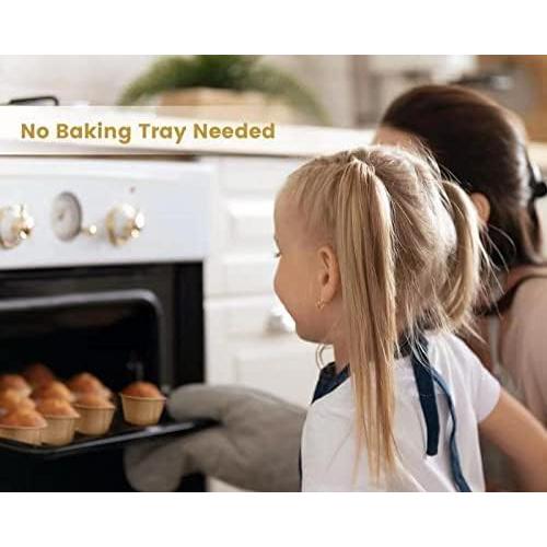 Forros de Cupcake Nax Caki Marrón 30pcs Resistentes a Grasas