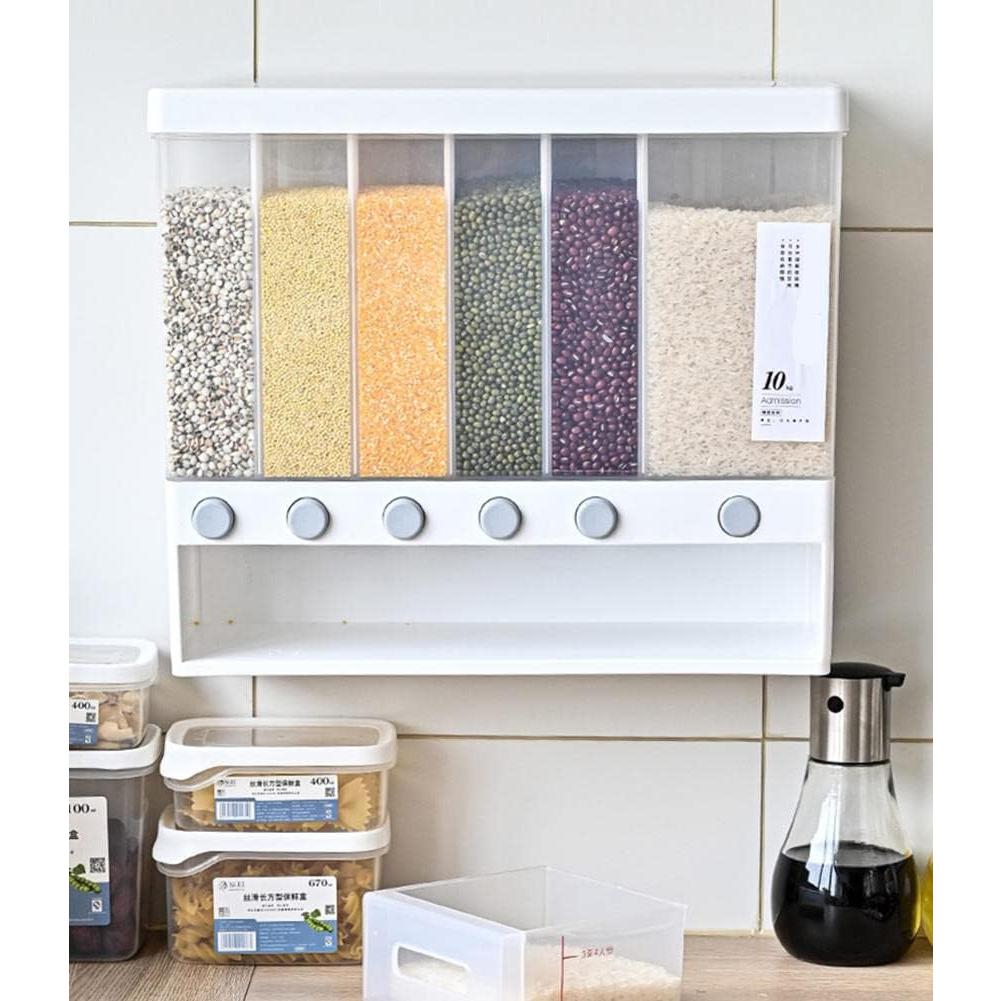 Dispensador de Cereal Automático NEWCES 6 Compartimentos 1.5kg