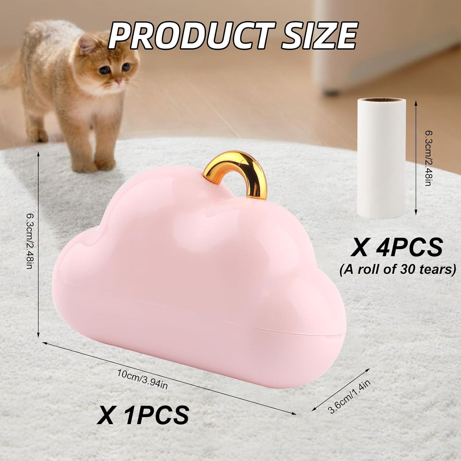 Rodillo de Pelusa Mini Nube Rosa Sopoloray Reutilizable 76g