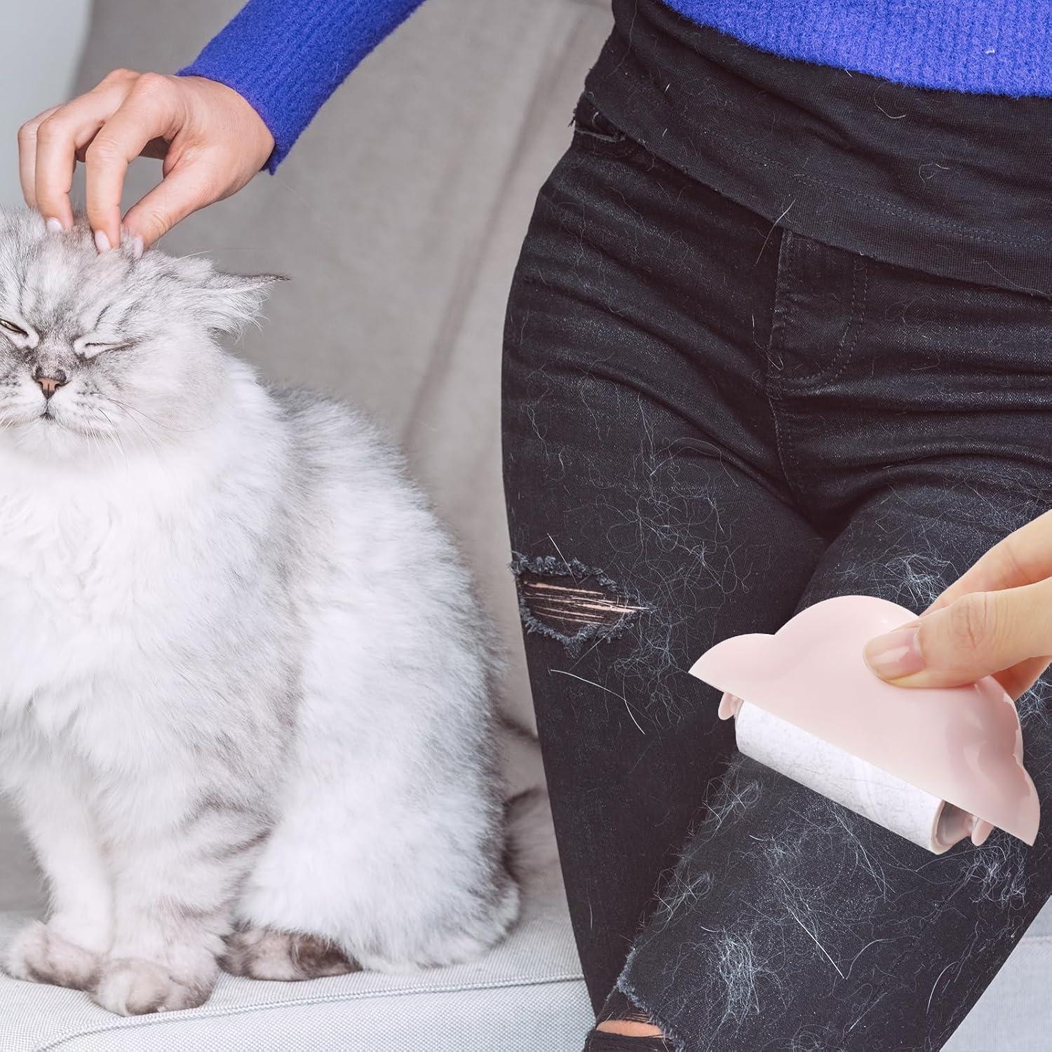 Rodillo de Pelusa Mini Nube Rosa Sopoloray Reutilizable 76g