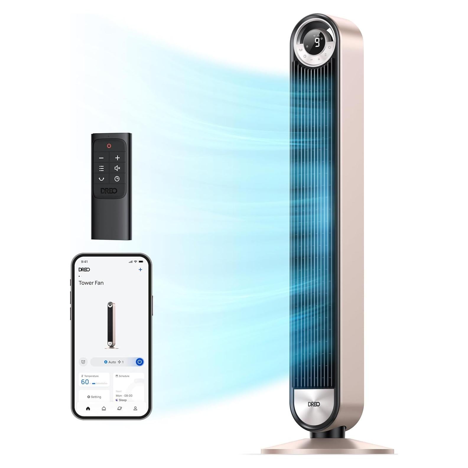 Ventilador de Torre Dreo Cruiser Pro T2S 106,68 cm Oscilante