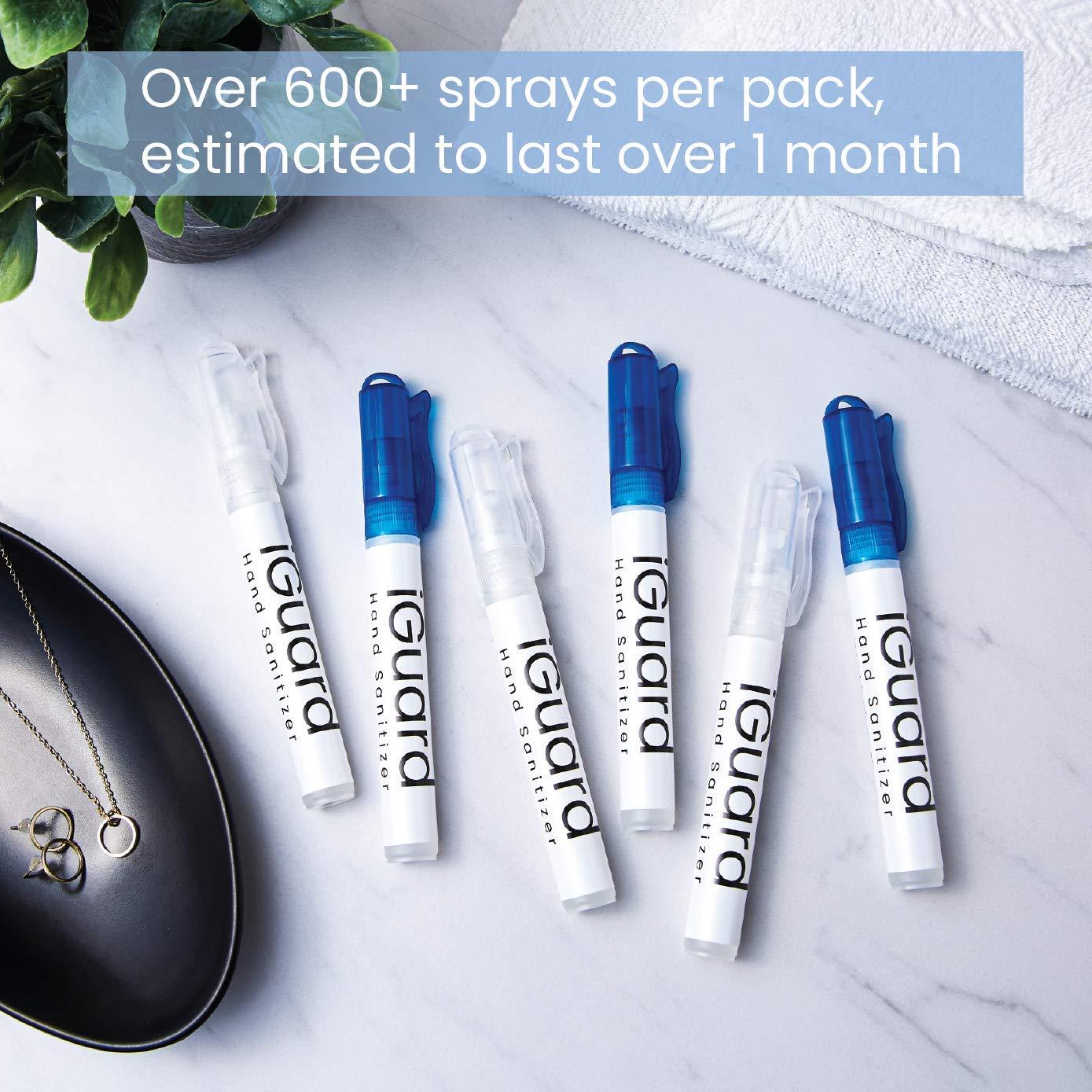 Desinfectante de manos iGuard 60ml - Cítricos Naranjas - Paquete de 6