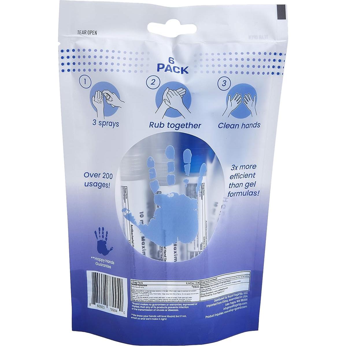 Desinfectante de manos iGuard 60ml - Cítricos Naranjas - Paquete de 6