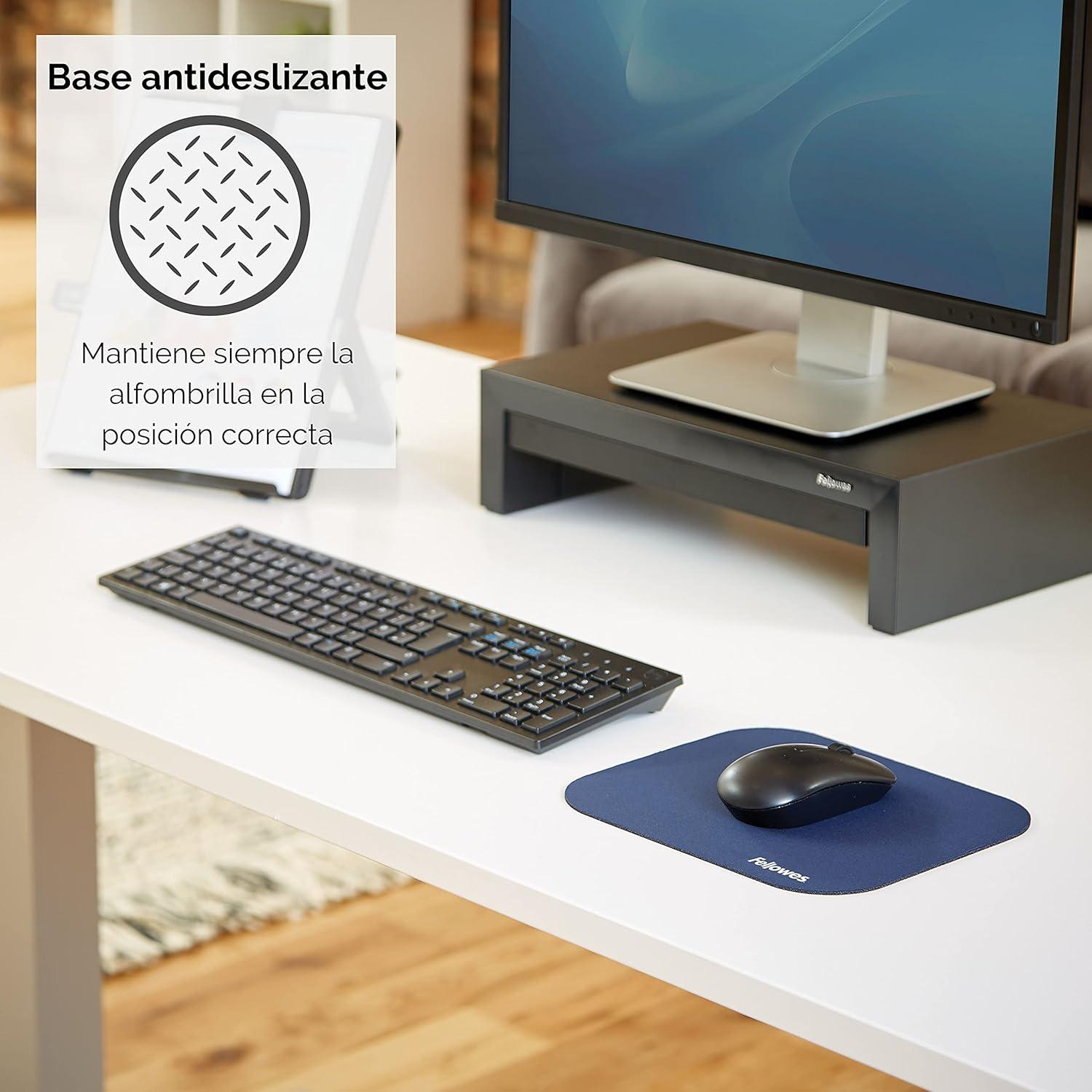 Alfombrilla de Ratón Fellowes 58021 Mediana Azul - Paquete de 2