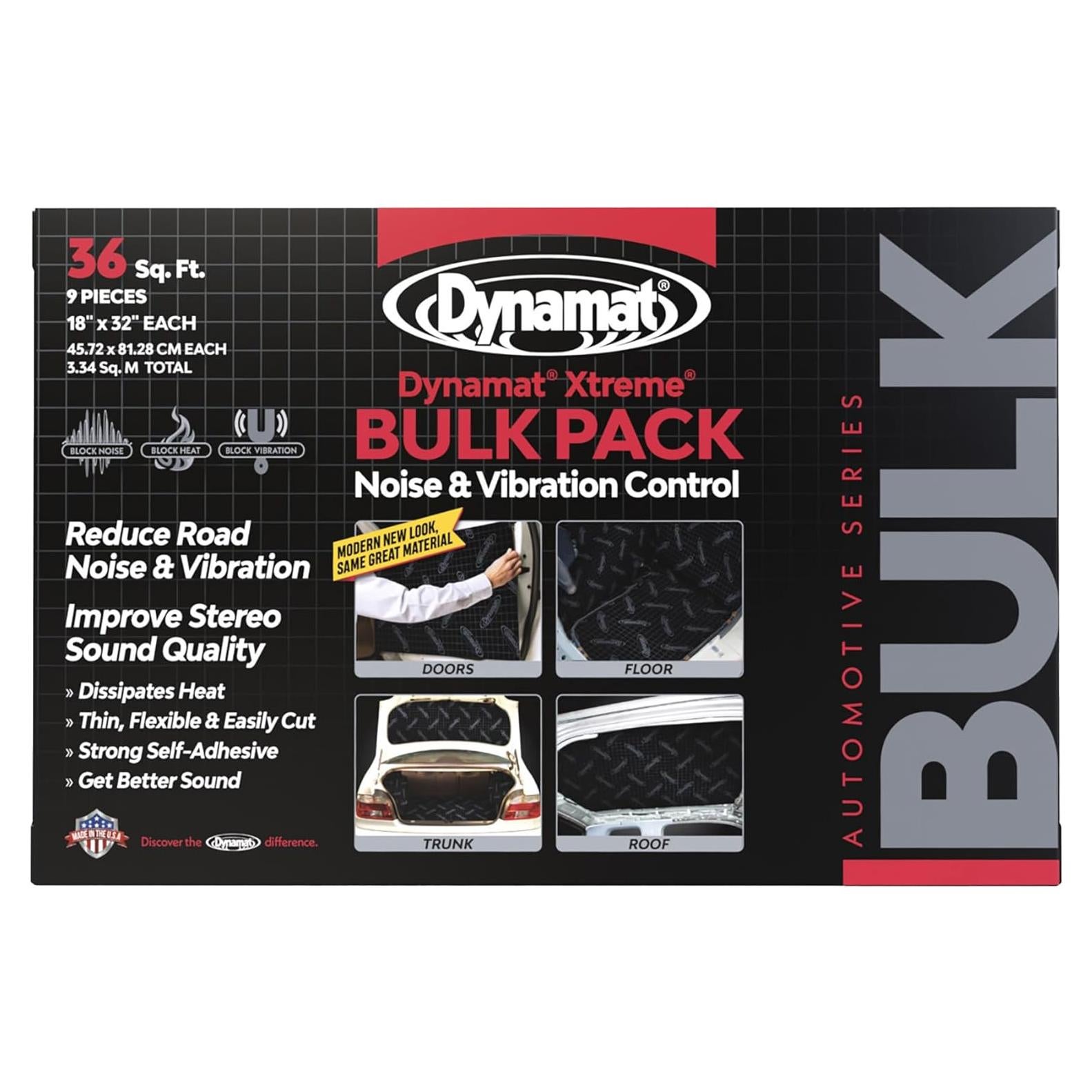 Dynamat Xtreme Aislamiento Acústico Automotriz 3.34 m²