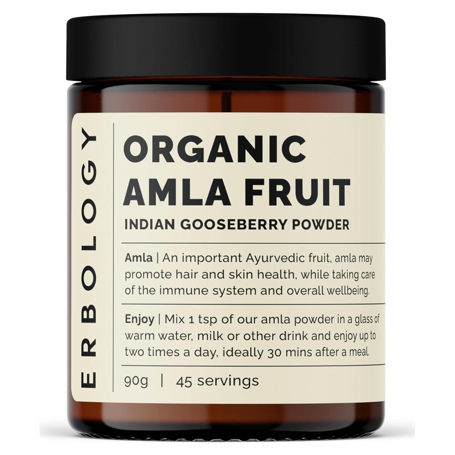 Polvo de Amla Orgánico Erbology 90.7 g - Grosella India - Vitamina C