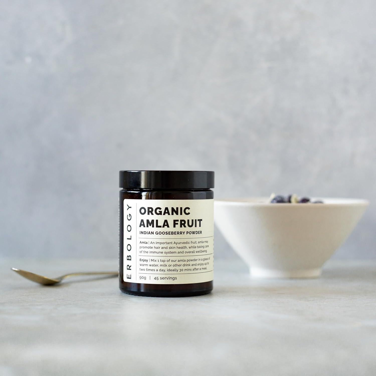 Polvo de Amla Orgánico Erbology 90.7 g - Grosella India - Vitamina C