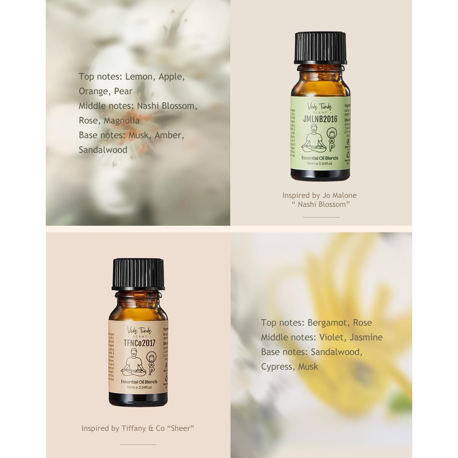 Difusor de Aromaterapia Sin Agua VTS con 6 Aceites Esenciales