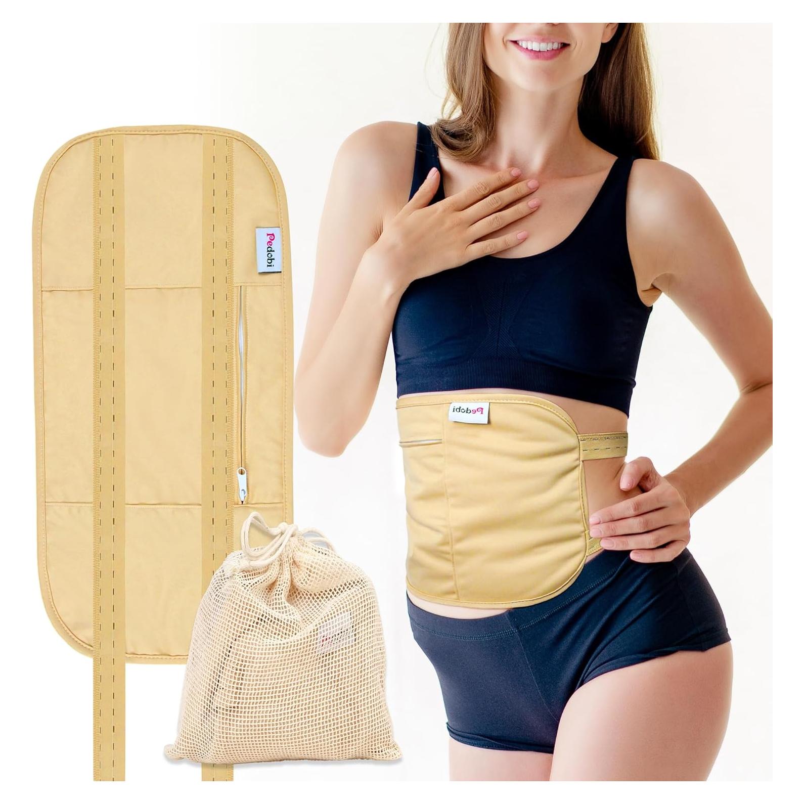 Compresa de Aceite de Ricino Pedobi - Algodón Orgánico Reutilizable