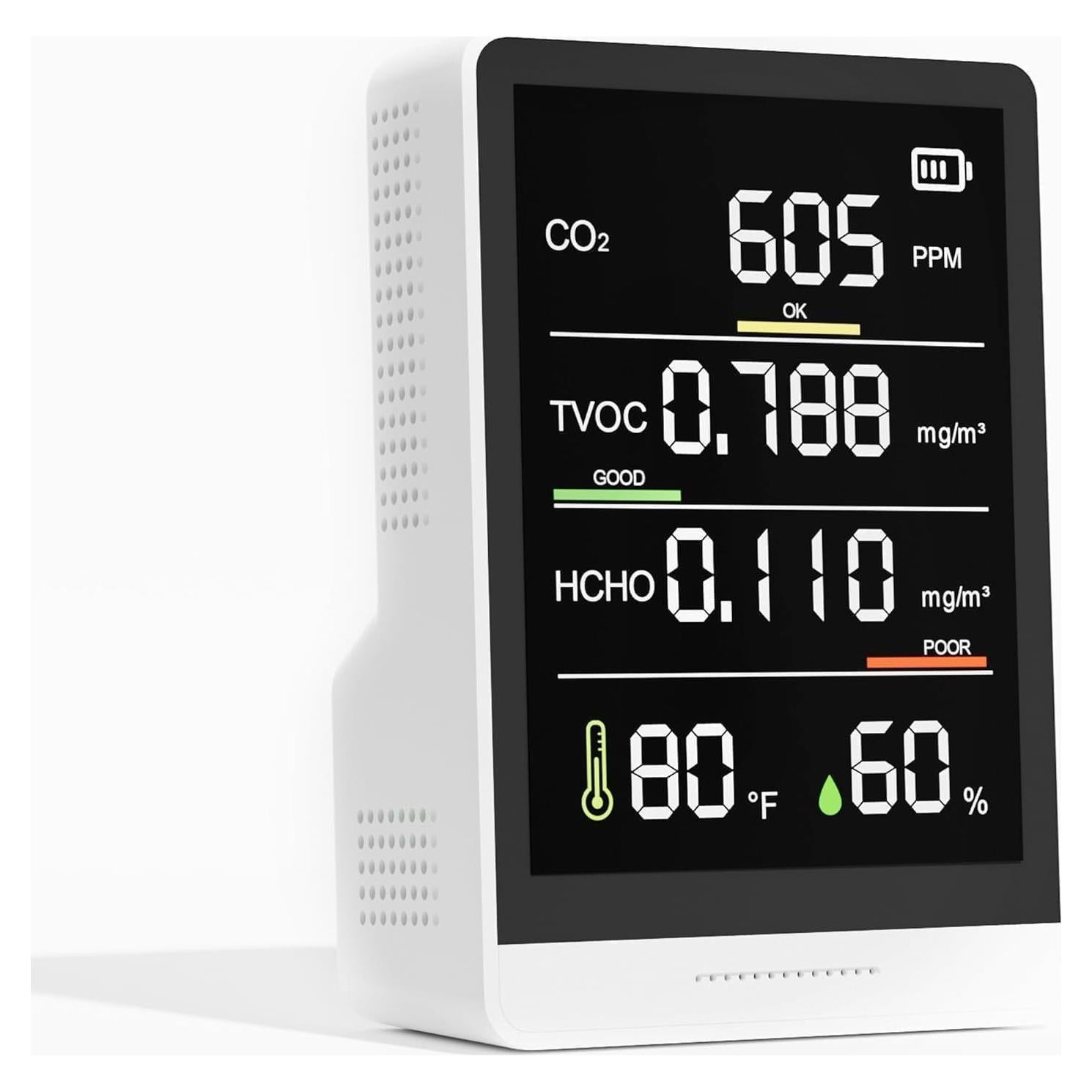 Monitor de Calidad del Aire 5-en-1 PERFORMANCE GURU Blanco