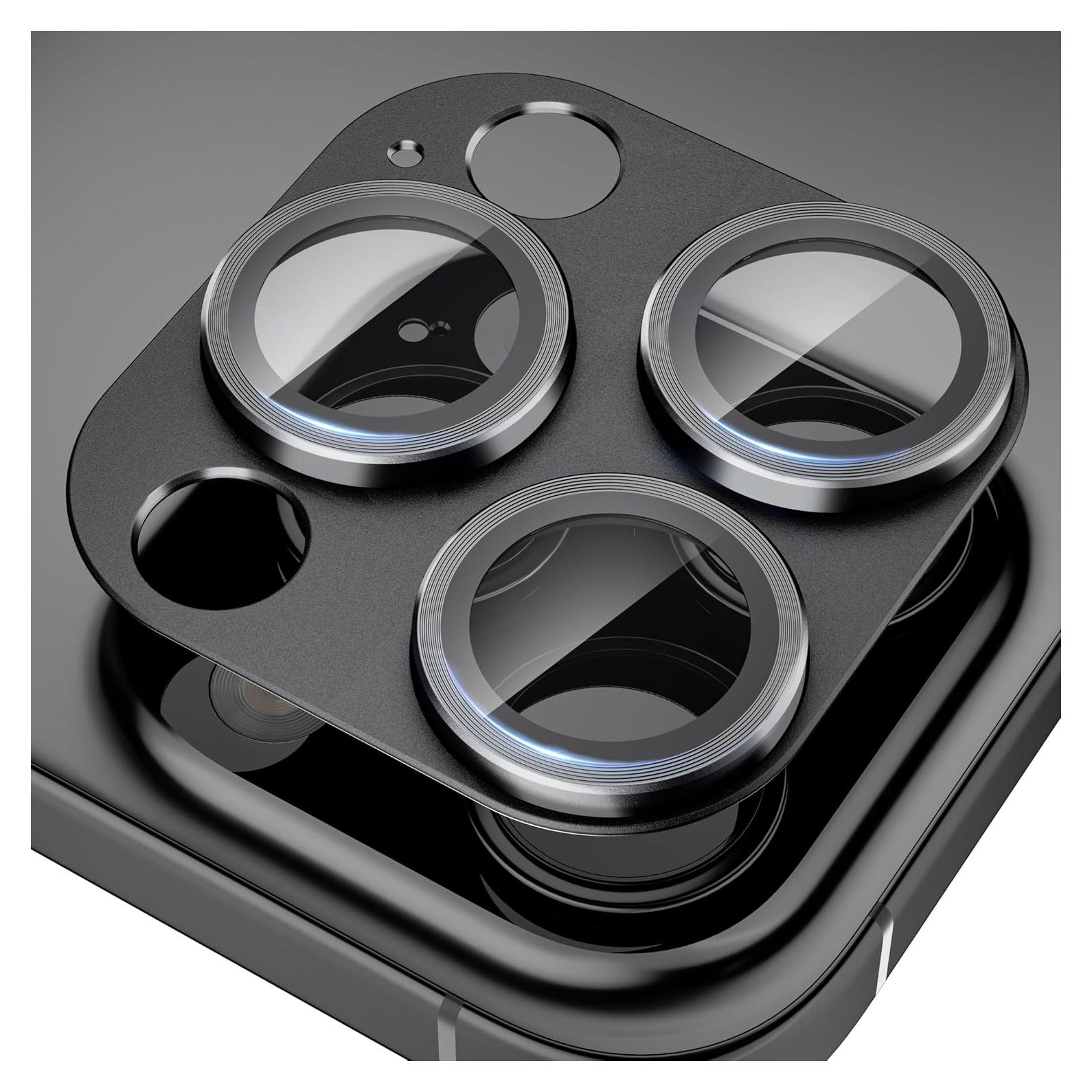 Protector de Lente de Cámara beuxece para iPhone 16 Pro/Max - Metal Mate