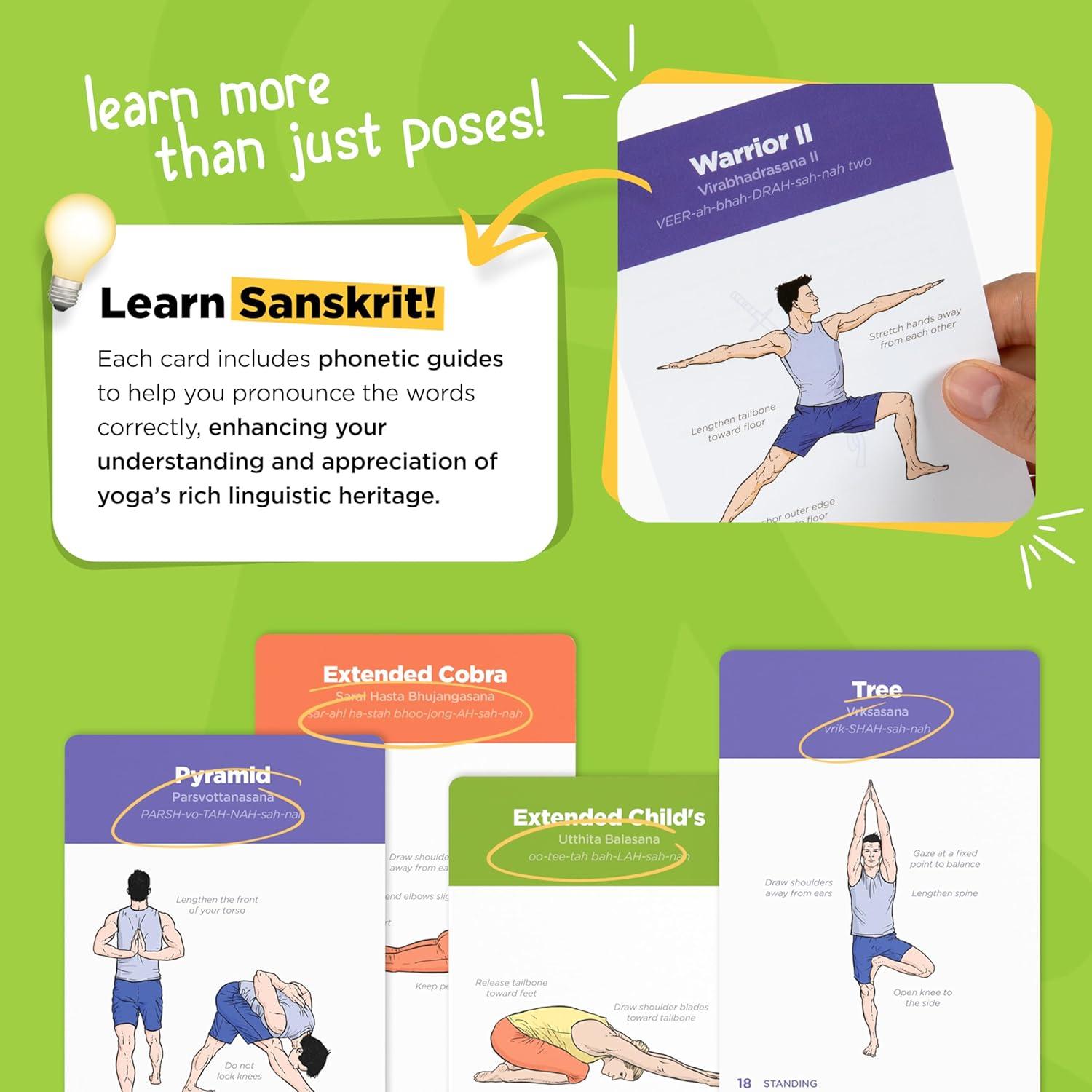 Tarjetas de Yoga WorkoutLabs I y II - Conjunto Completo 116 Piezas