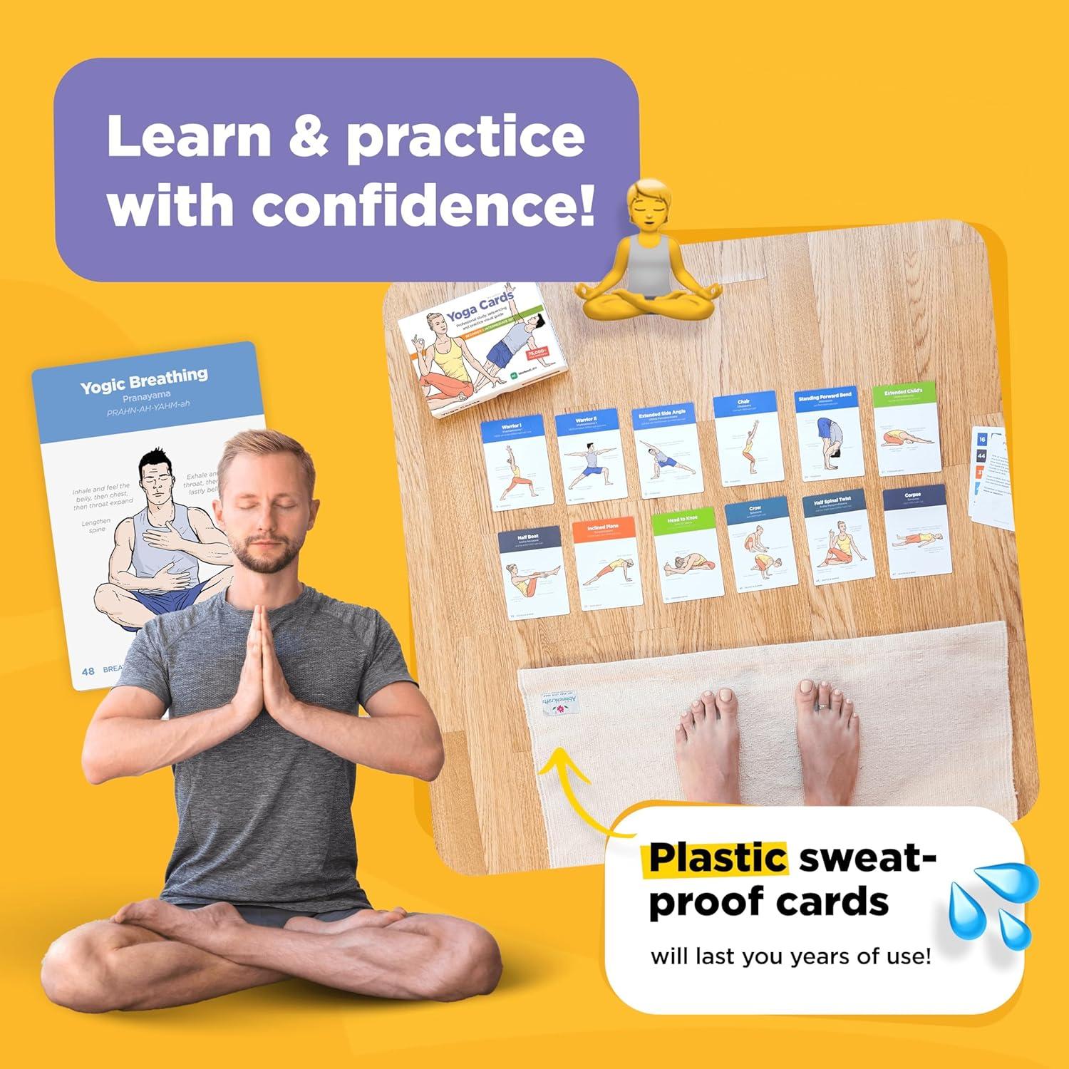 Tarjetas de Yoga WorkoutLabs I y II - Conjunto Completo 116 Piezas