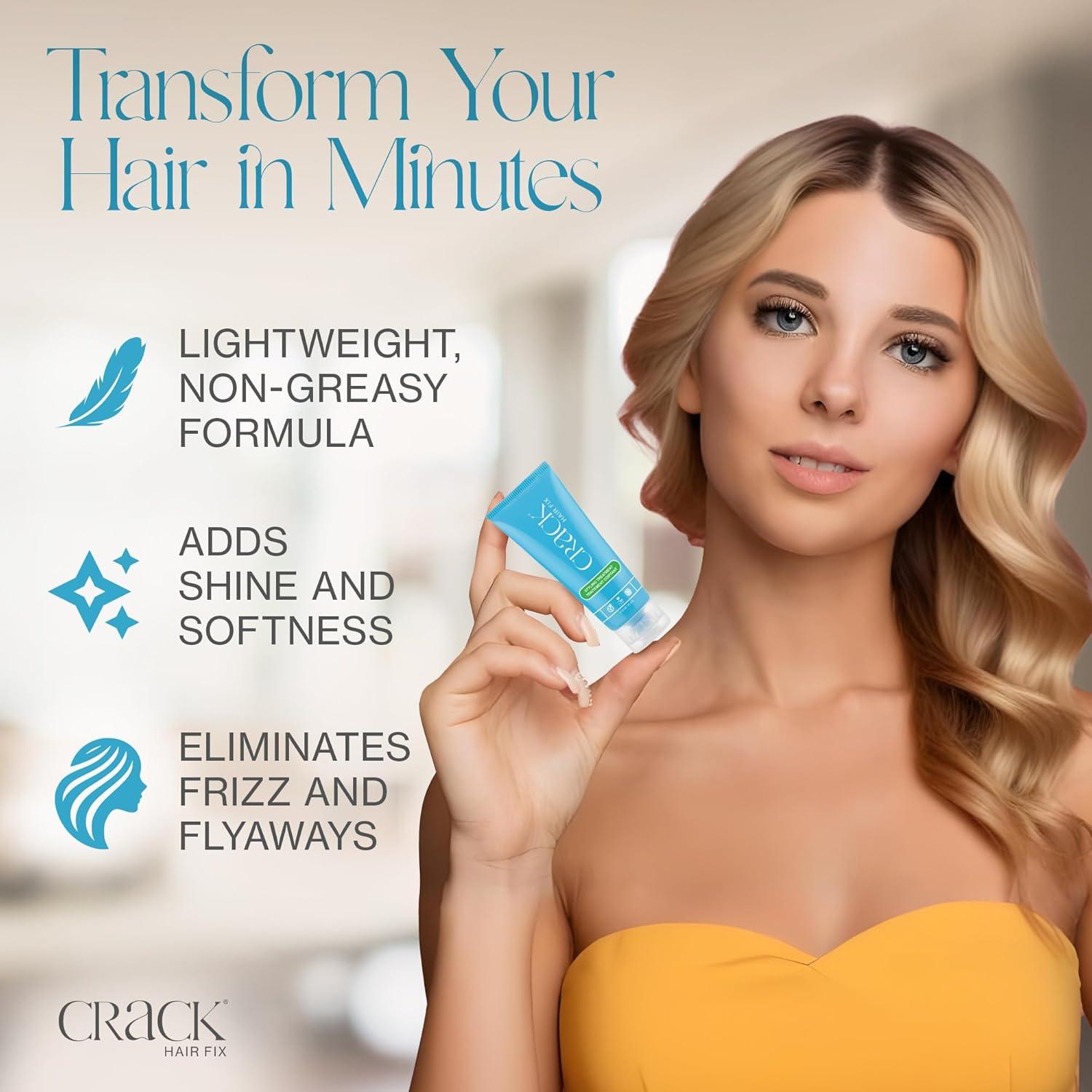 Crema de Estilo Crack Hair Fix 21.26 g - Anti-Frizz y Protección Térmica