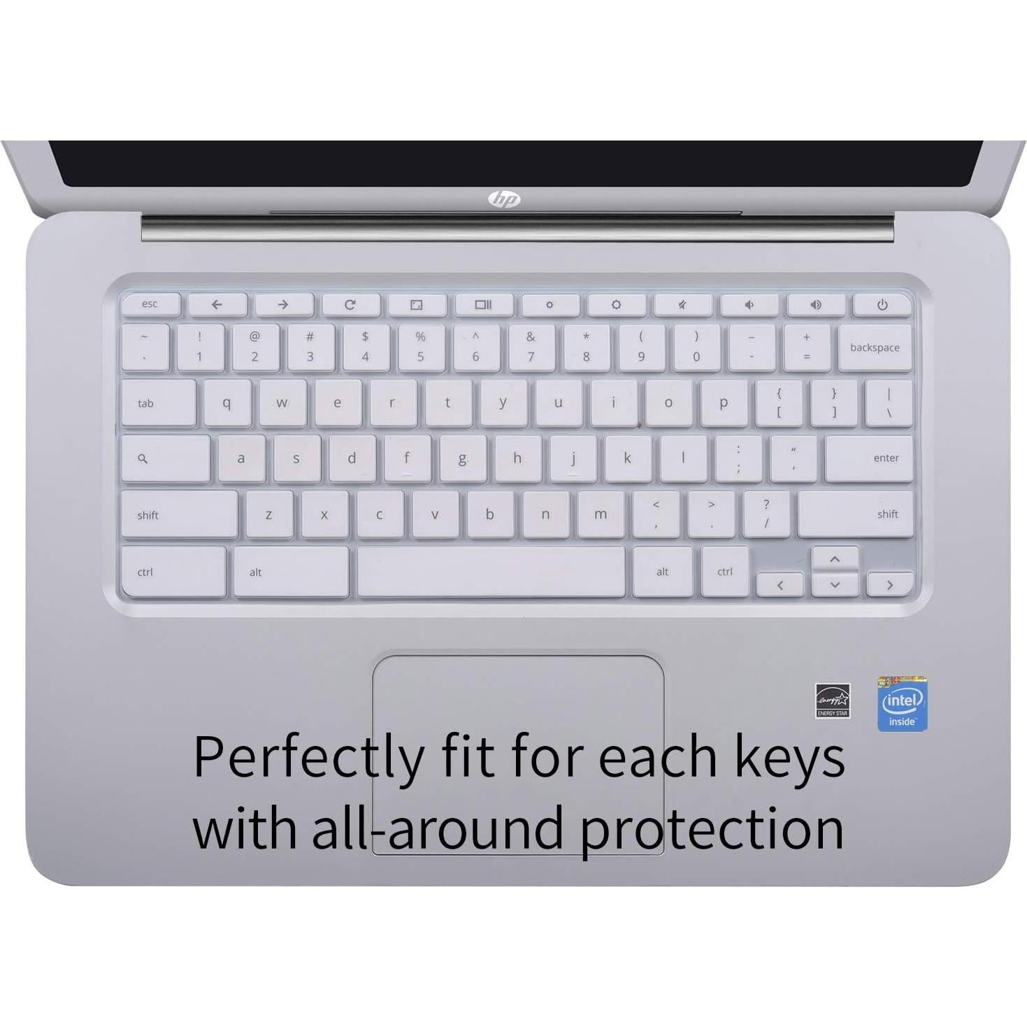 Cubierta de Teclado CaseBuy para HP Chromebook 14" Transparente