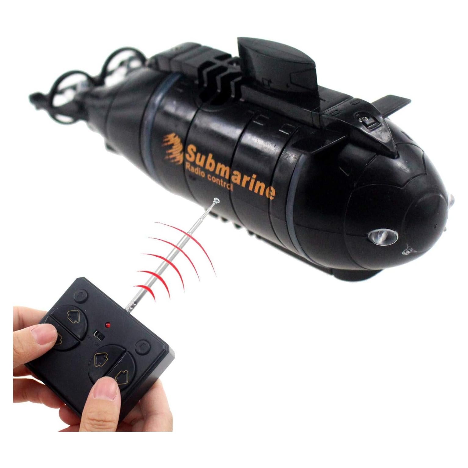 Submarino RC Tipmant Mini Control Remoto Negro 12.4 cm