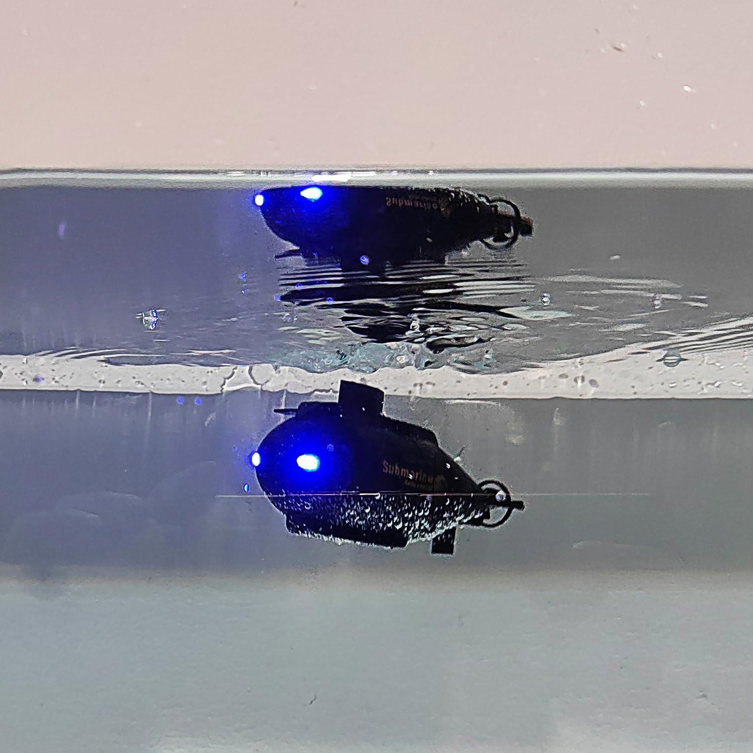 Submarino RC Tipmant Mini Control Remoto Negro 12.4 cm