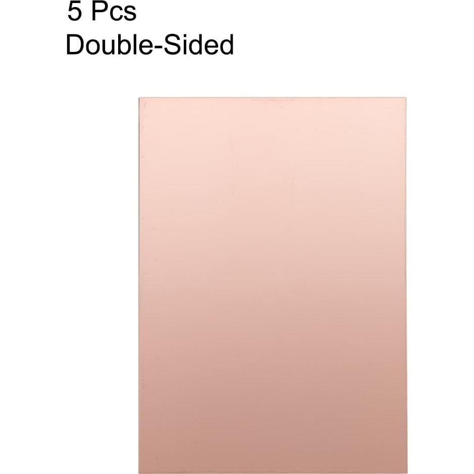 Placa de Circuito PCB Doble Cara uxcell 70x50mm 5pcs