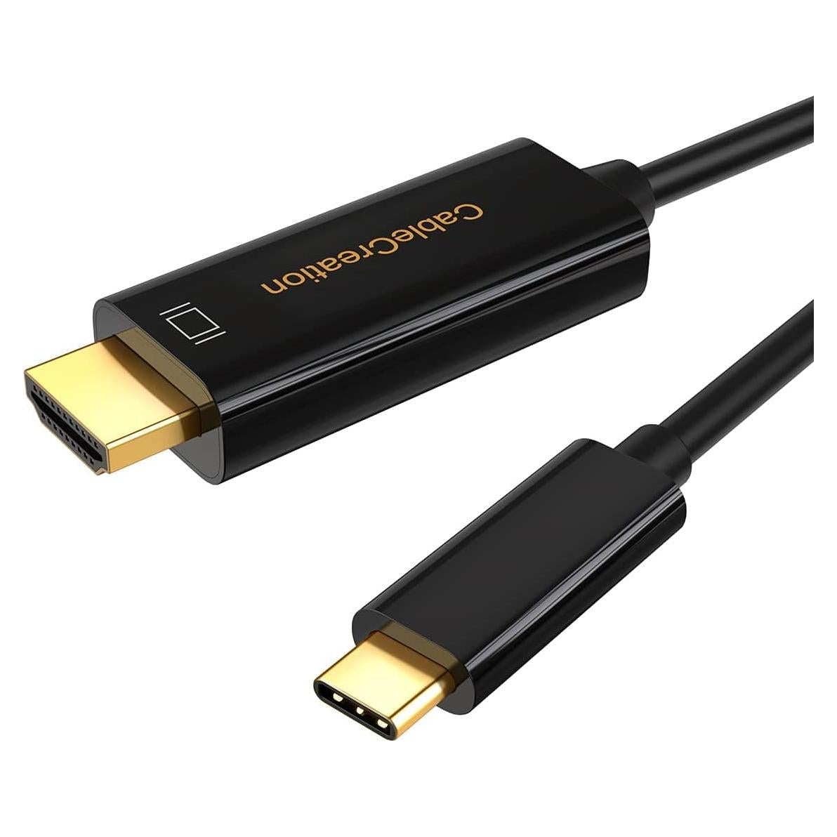 Cable USB C a HDMI 4K@60Hz CableCreation 0.91m Negro