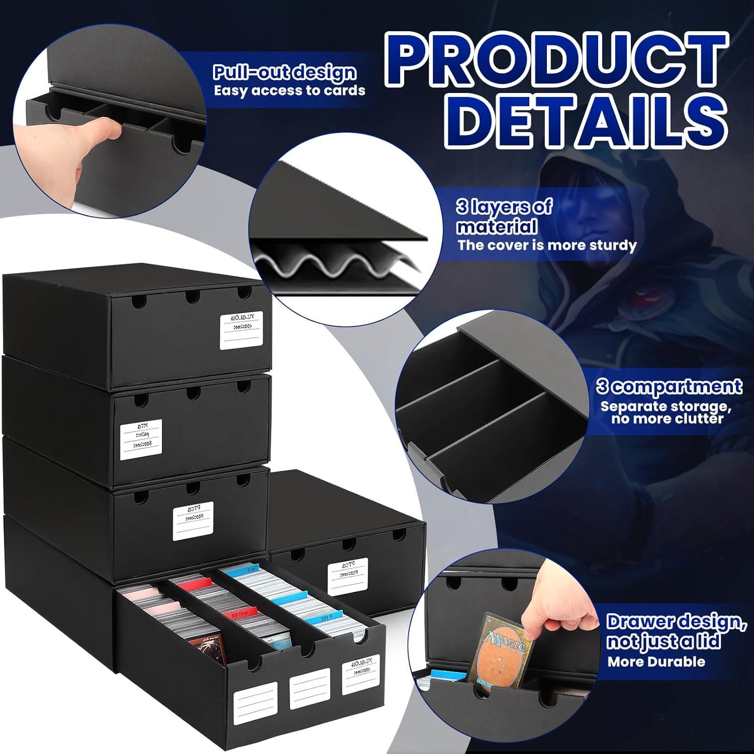 Caja de Almacenamiento de Cartas AOBOPLE para 15000 Cartas