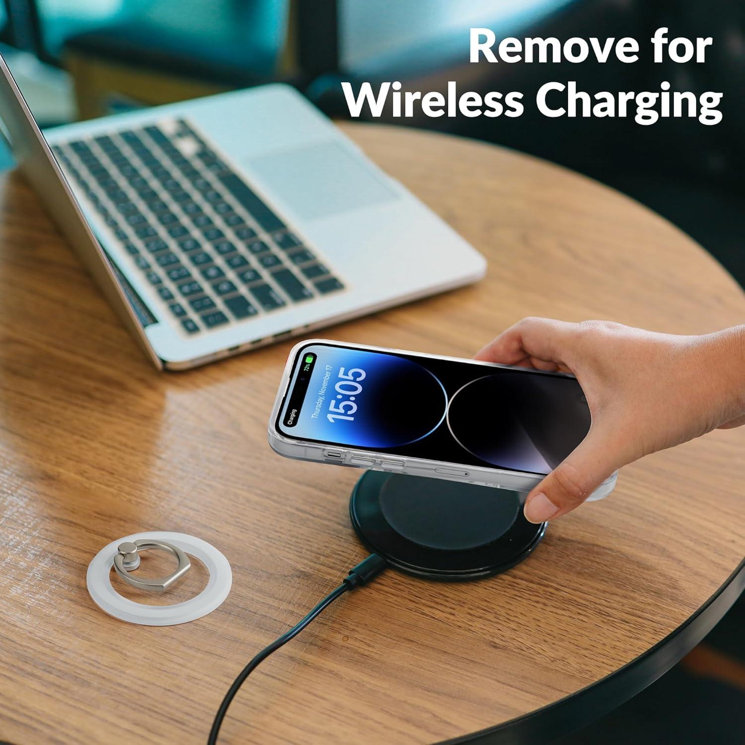 Soporte Magnético para Teléfono Metisinno MagSafe Blanco