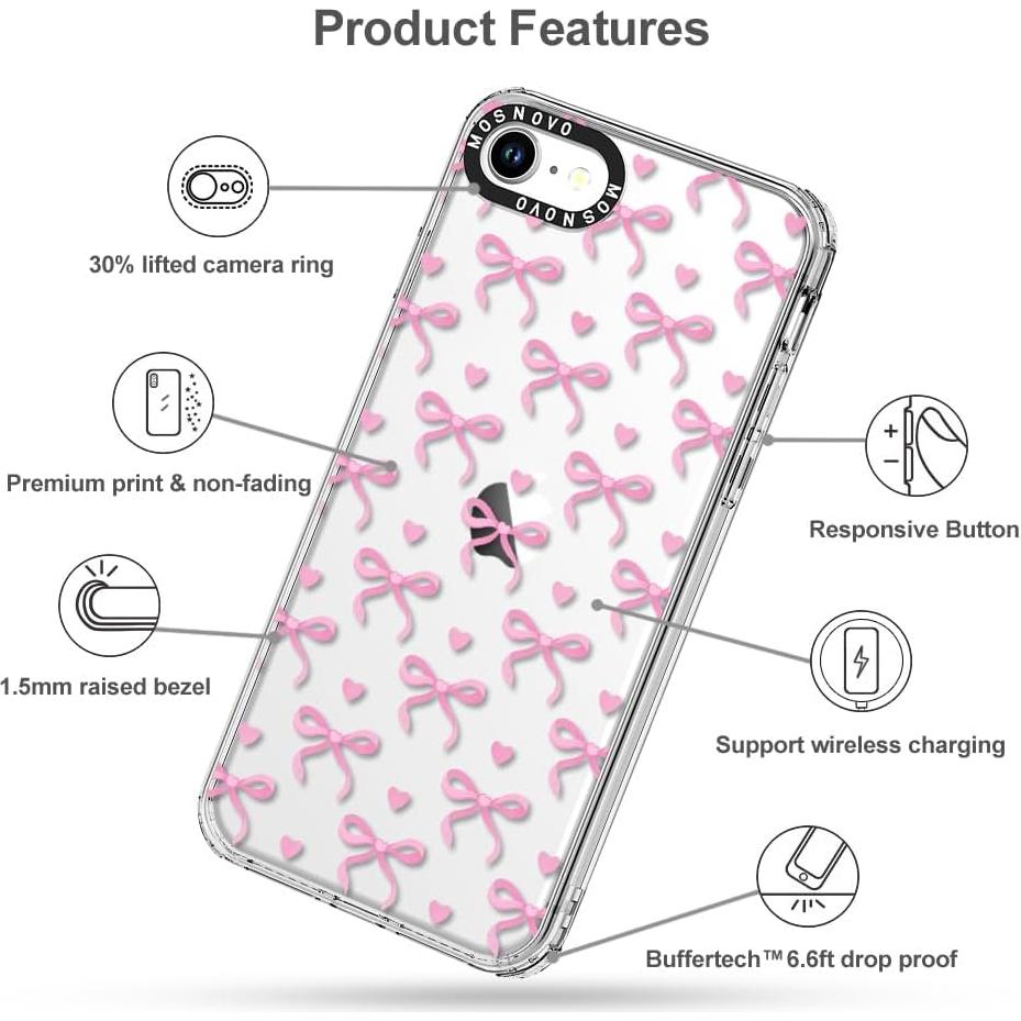 Funda MOSNOVO para iPhone SE/8/7 - Protección Militar 2.01m