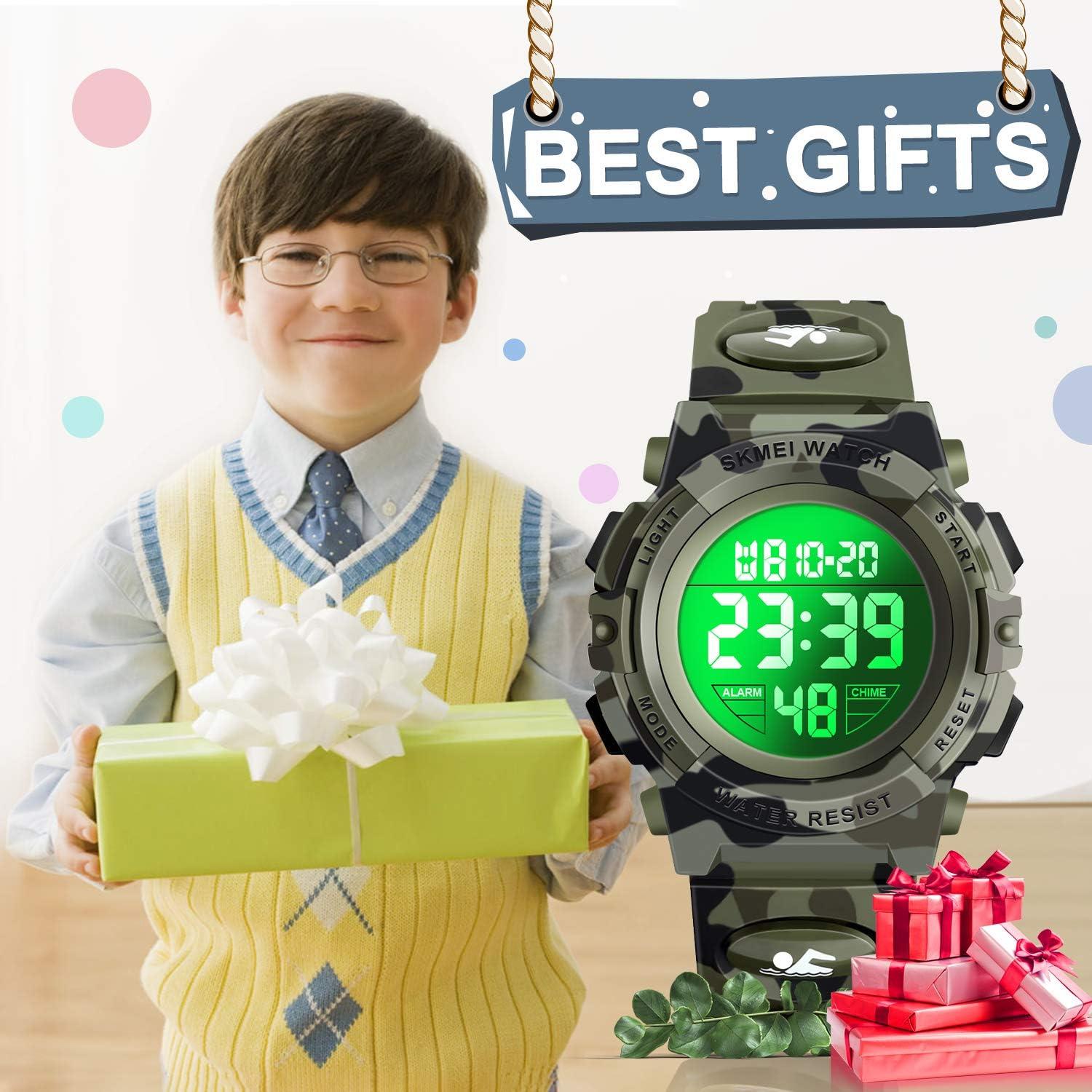 Reloj Digital Impermeable Dodosky para Niños Camuflaje