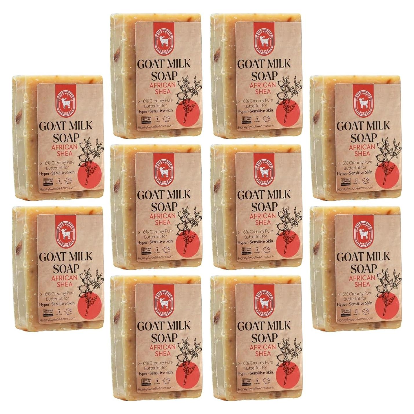 Jabón de Leche de Cabra Africana Shea Honey Sweetie Acres 5 oz