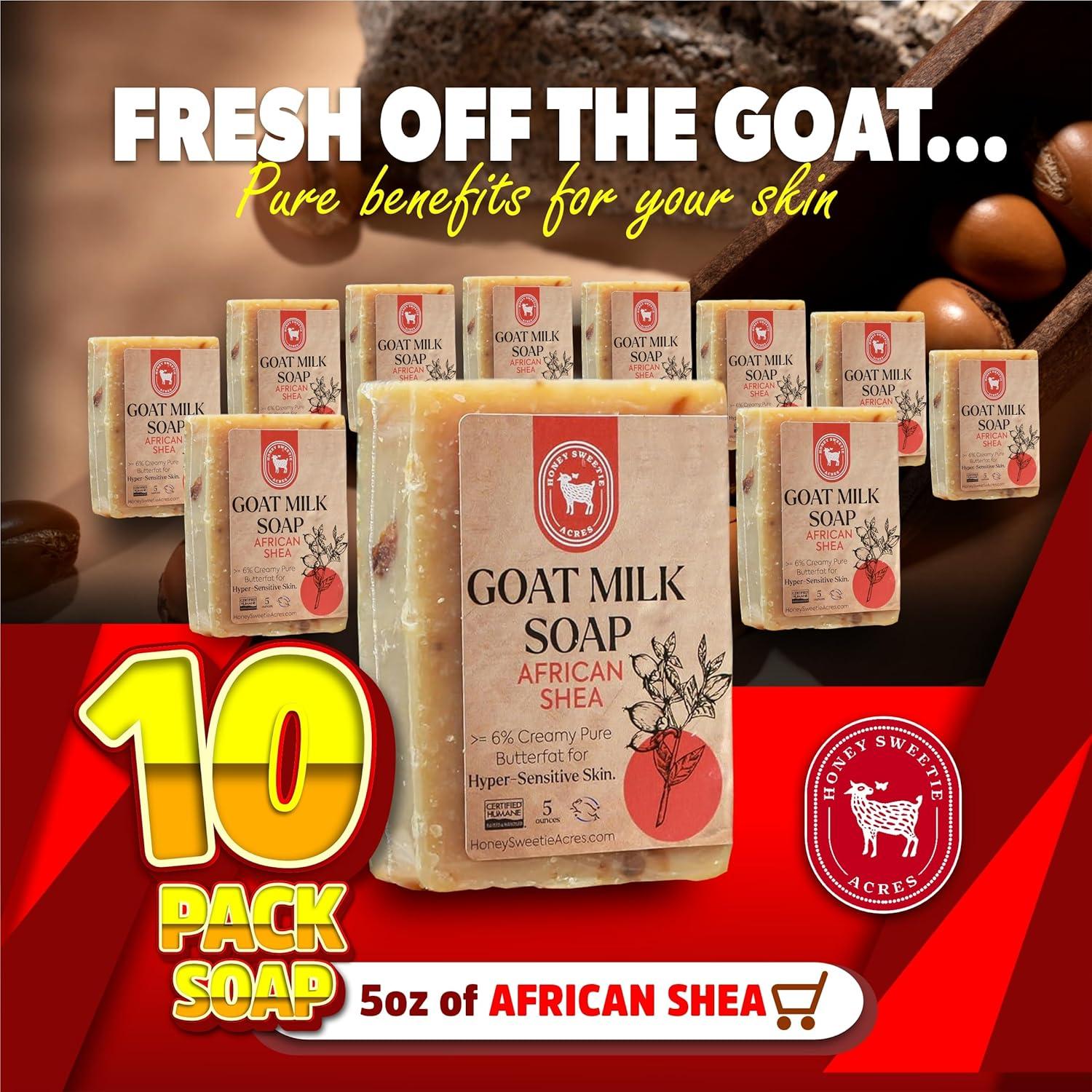 Jabón de Leche de Cabra Africana Shea Honey Sweetie Acres 5 oz